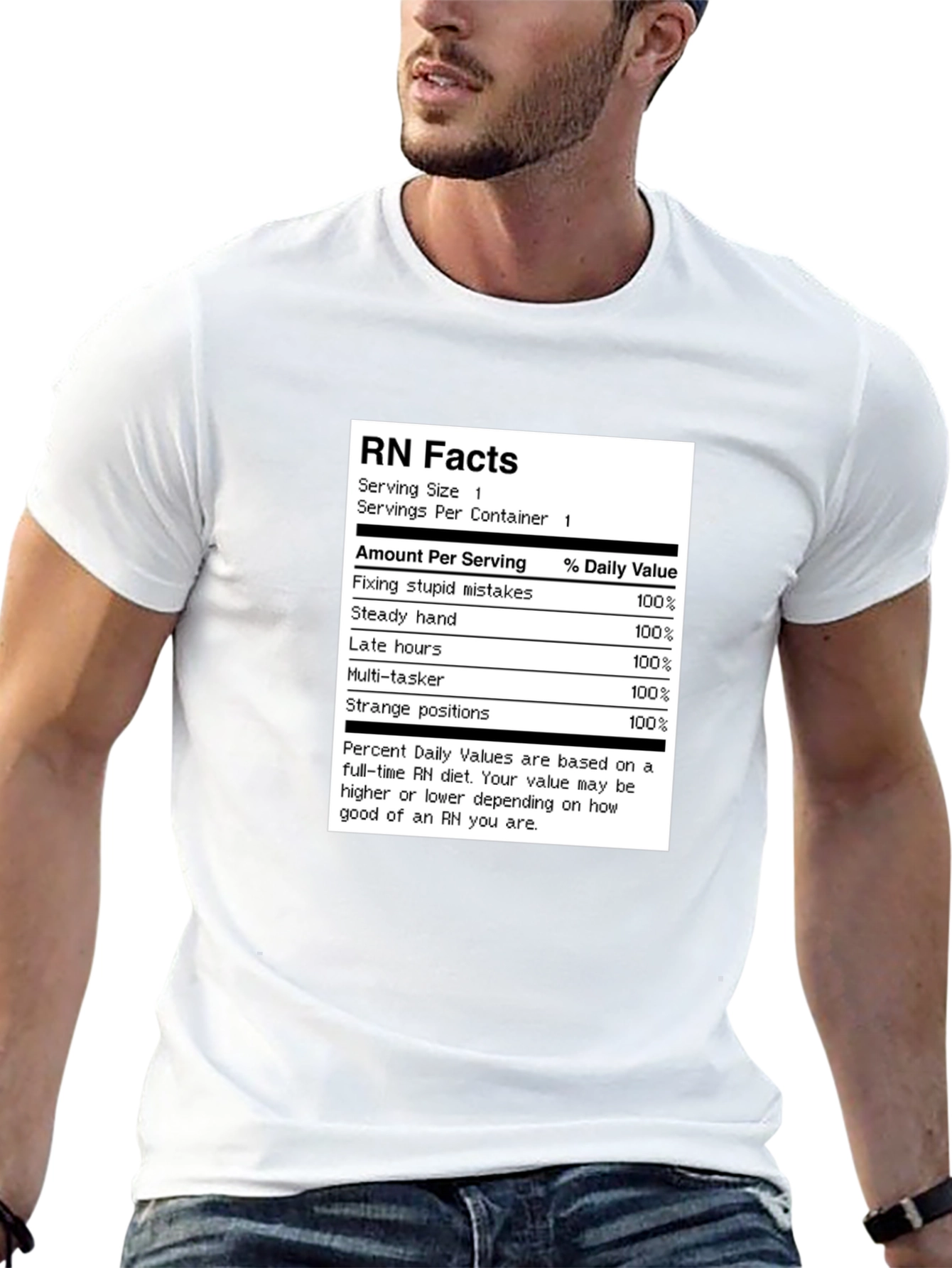 RN Facts T-Shirt - Nurse Humor Tee
