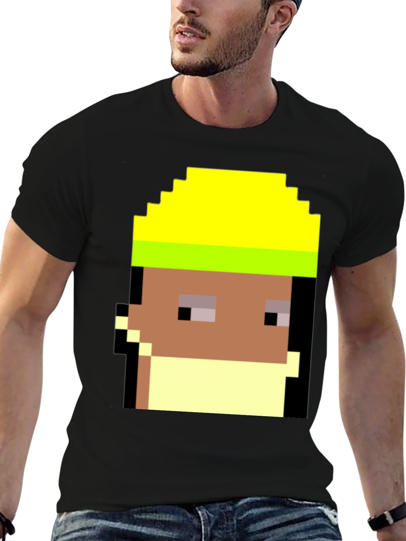 Pixel Art Character T-Shirt - Retro Gamer Style