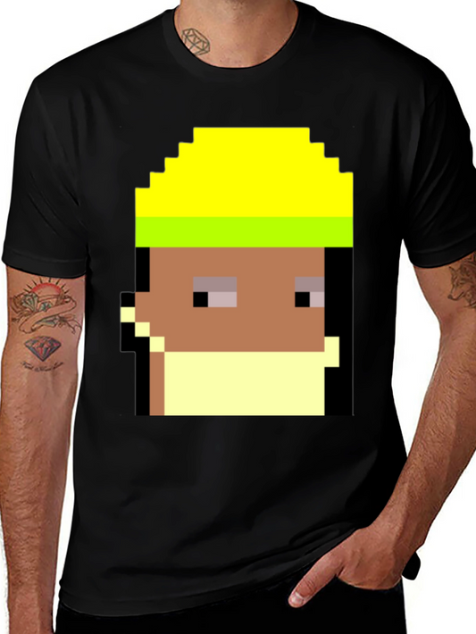 Pixel Art Character T-Shirt - Retro Gamer Style