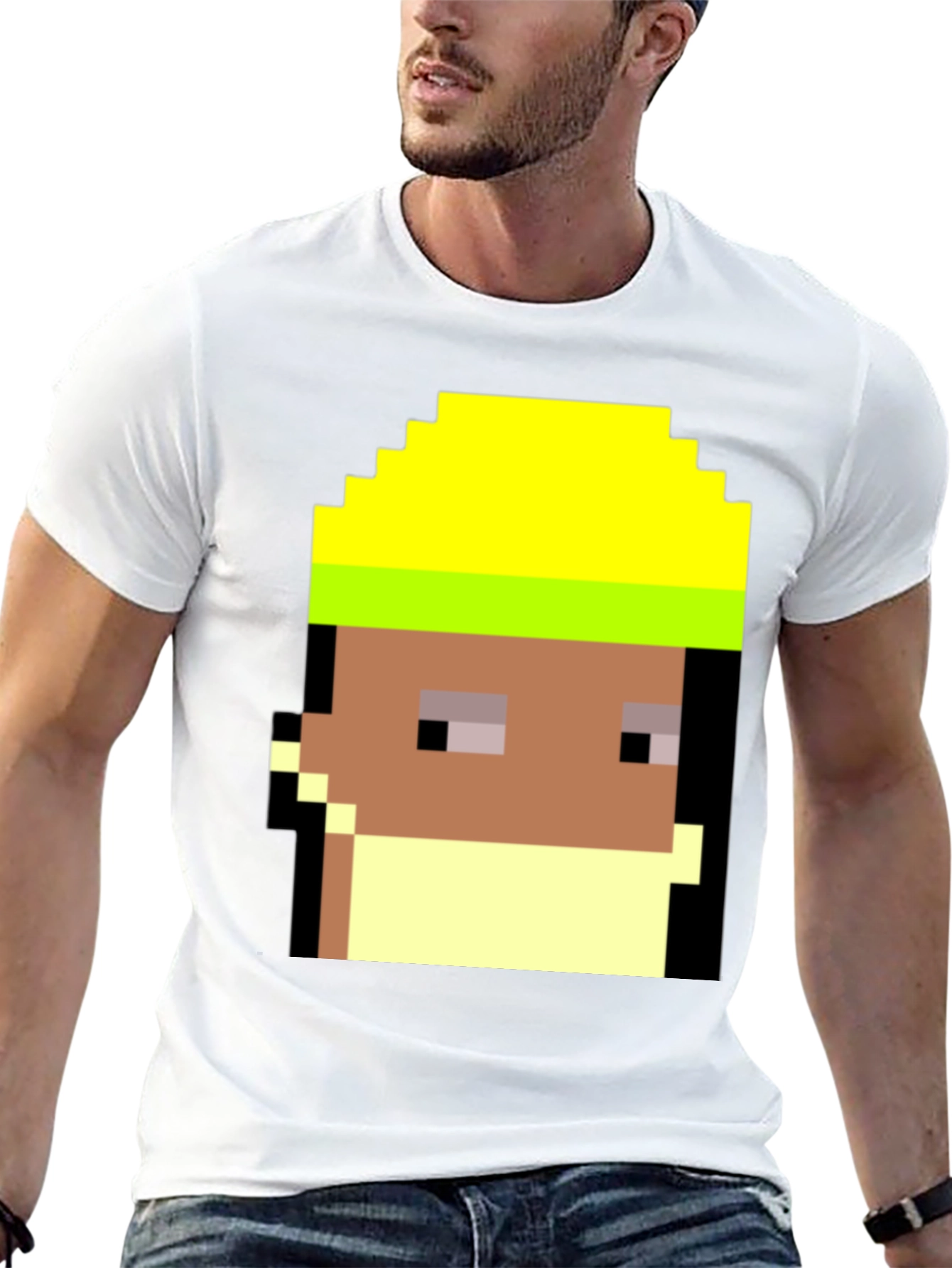 Pixel Art Character T-Shirt - Retro Gamer Style