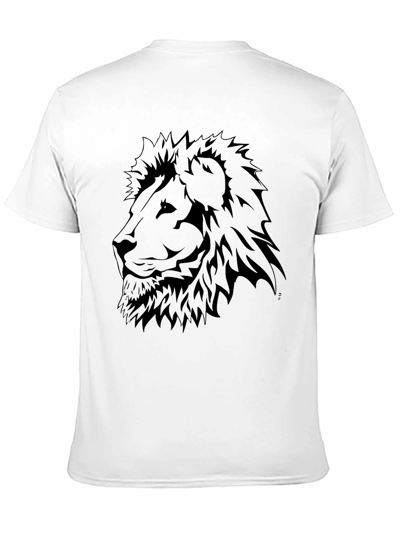 Lion Graphic Tee - Black