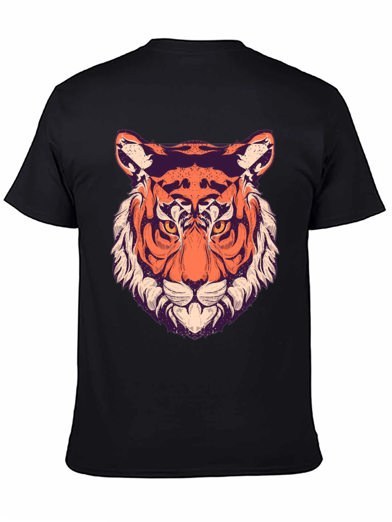 Tiger Graphic Tee - Cool Animal Print Shirt