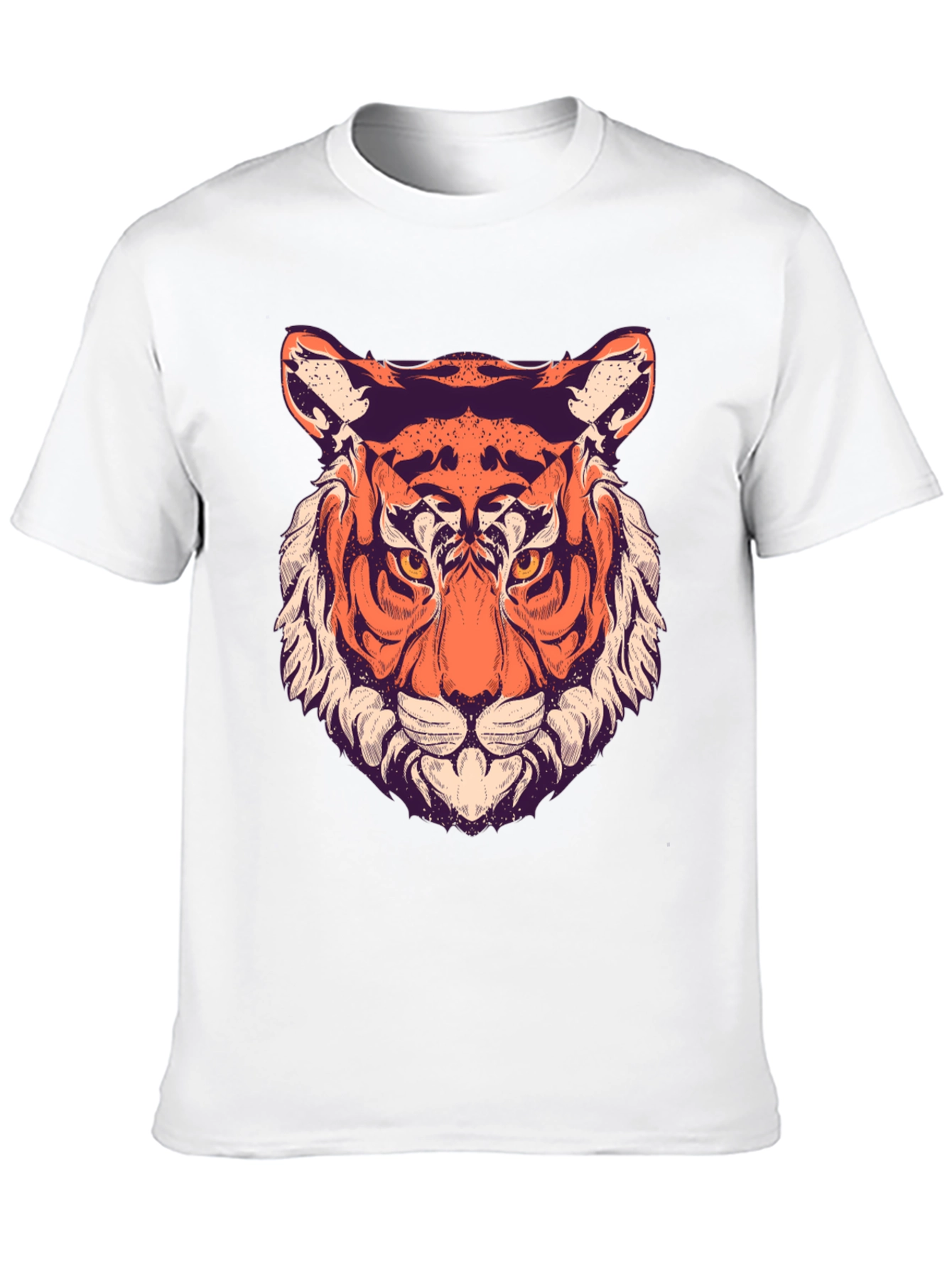 Tiger Graphic Tee - Cool Animal Print Shirt