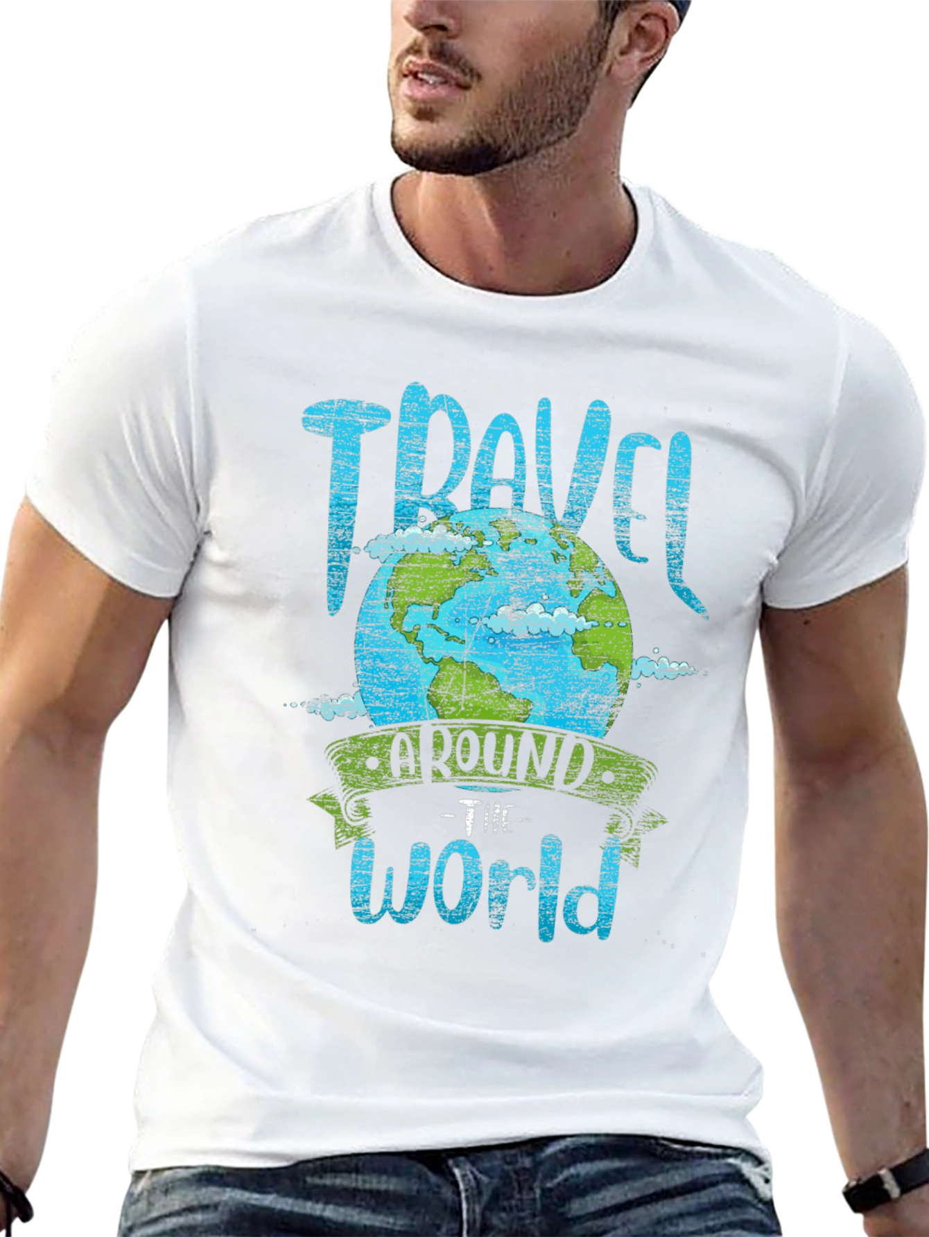 Travel Around The World Graphic Tee