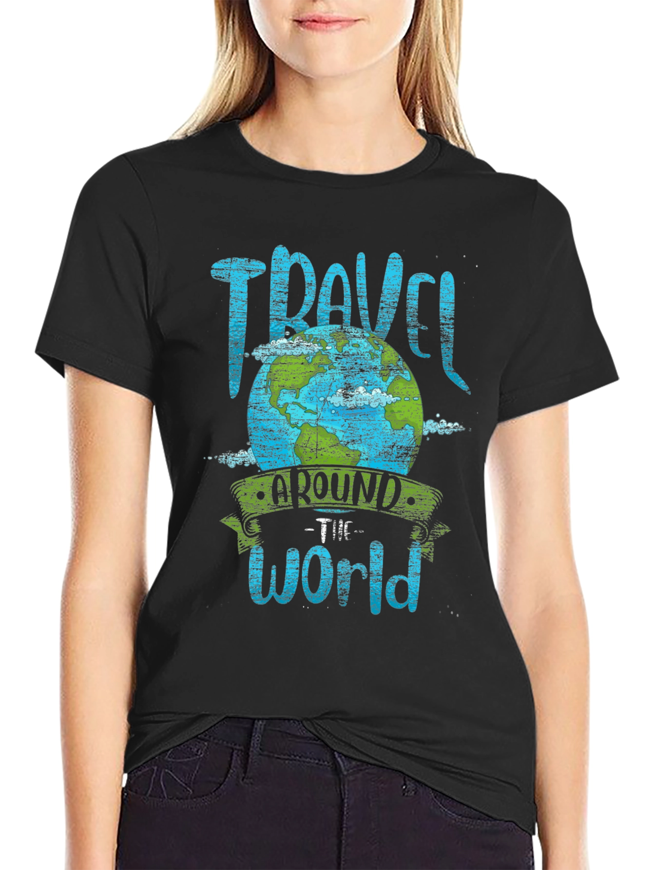 Travel Around The World Graphic Tee