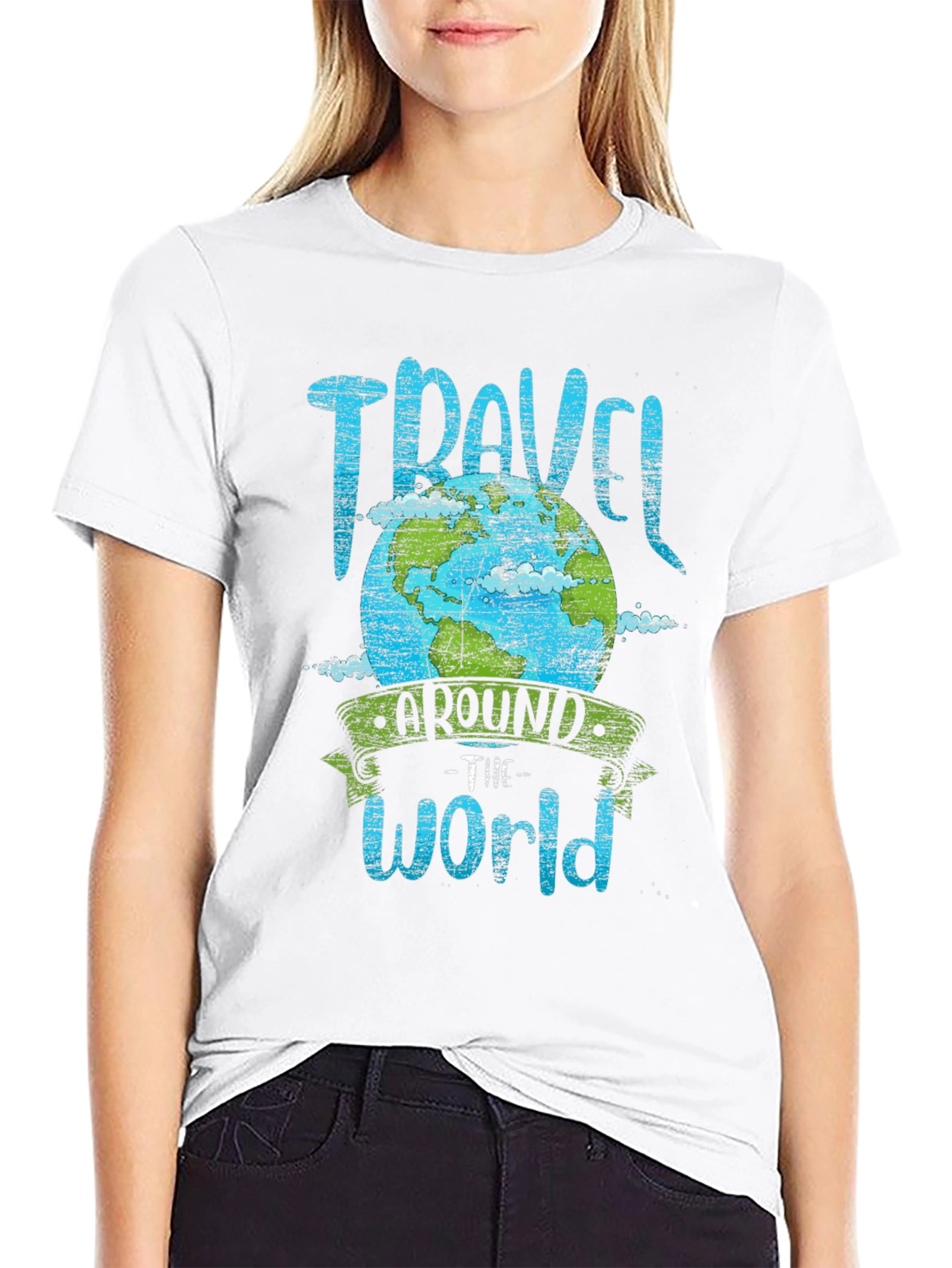 Travel Around The World Graphic Tee