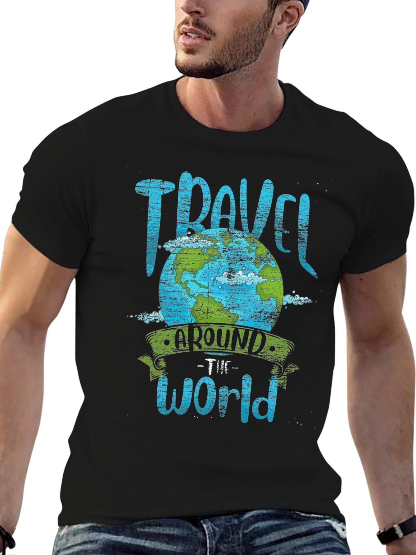 Travel Around The World Graphic Tee