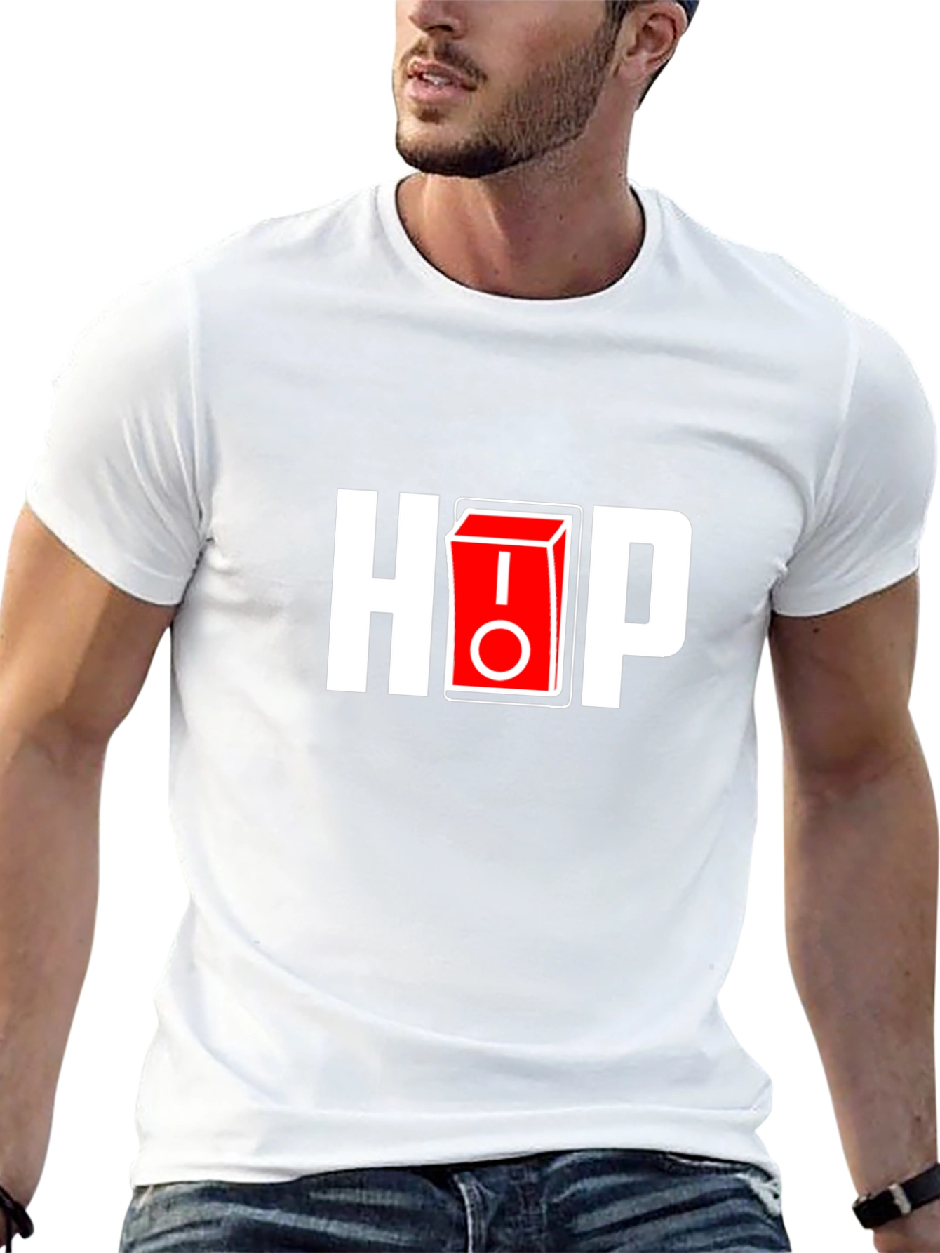 Hop On/Off Black T-Shirt