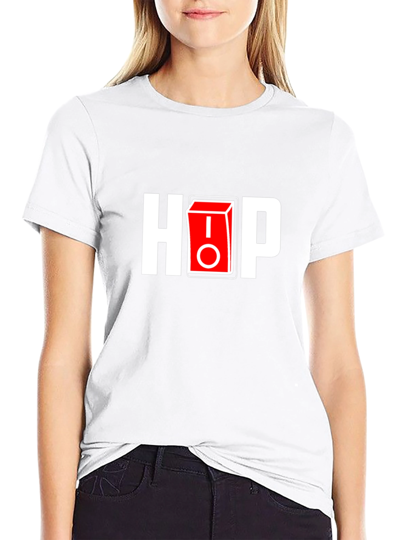 Hop On/Off Black T-Shirt