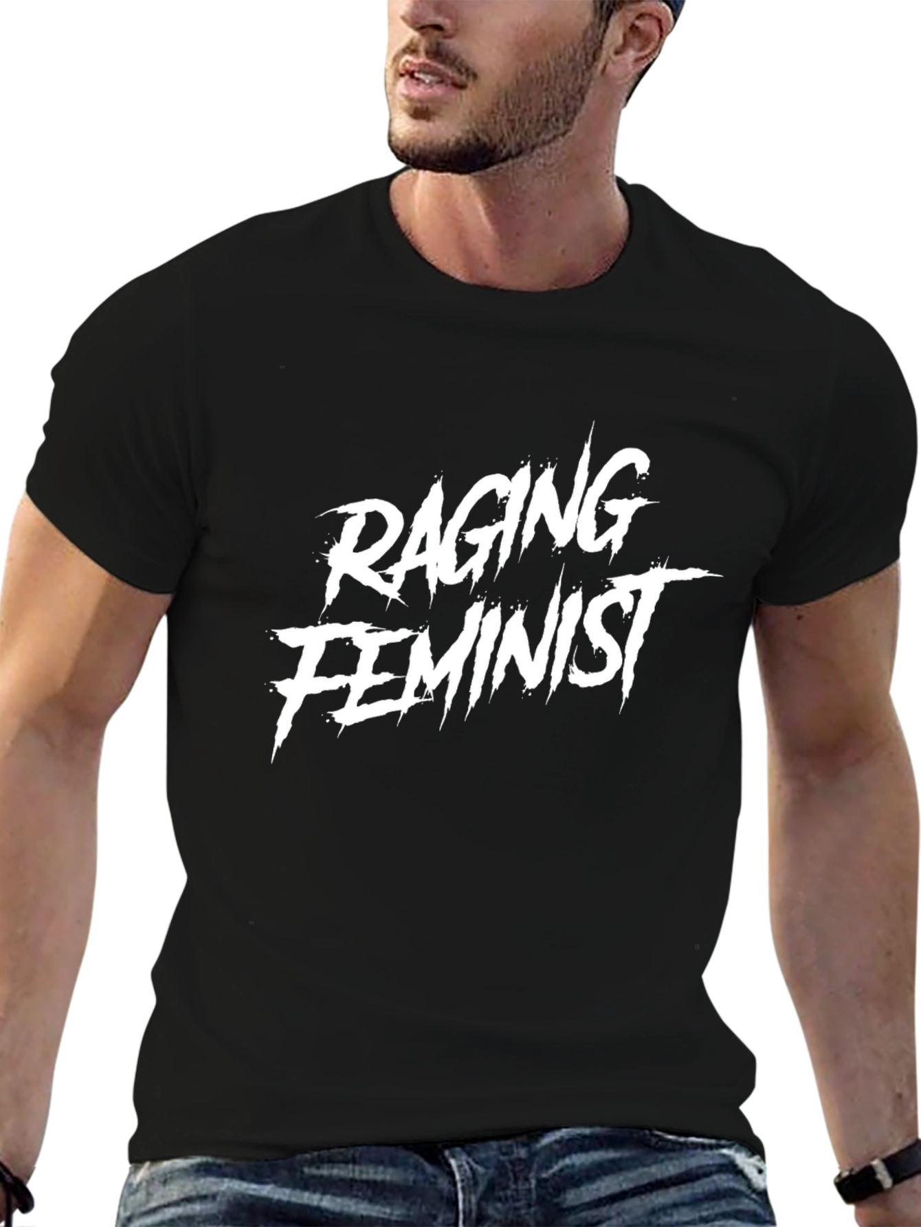 Raging Feminist Graphic Tee - Bold Statement Shirt