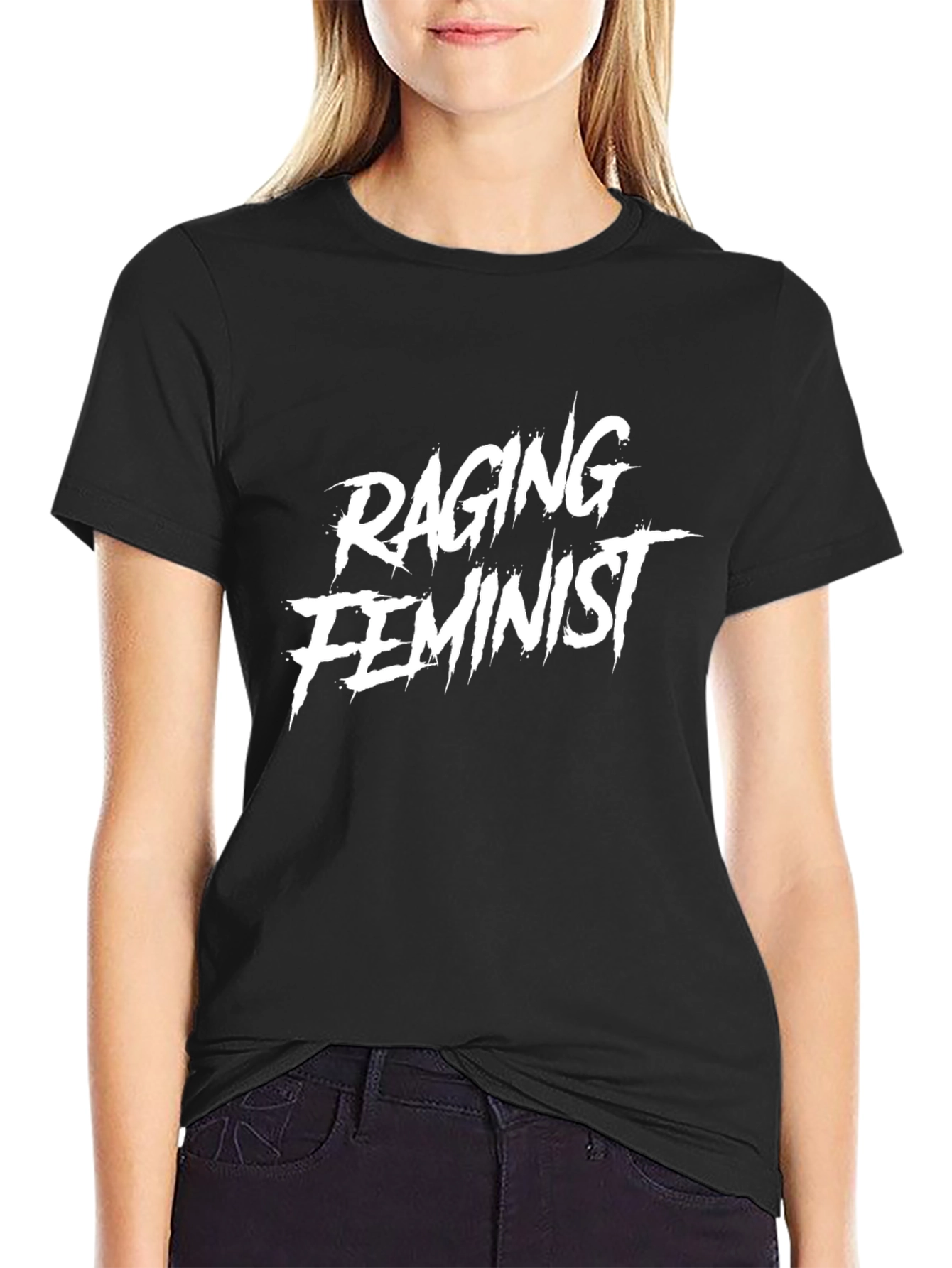 Raging Feminist Graphic Tee - Bold Statement Shirt