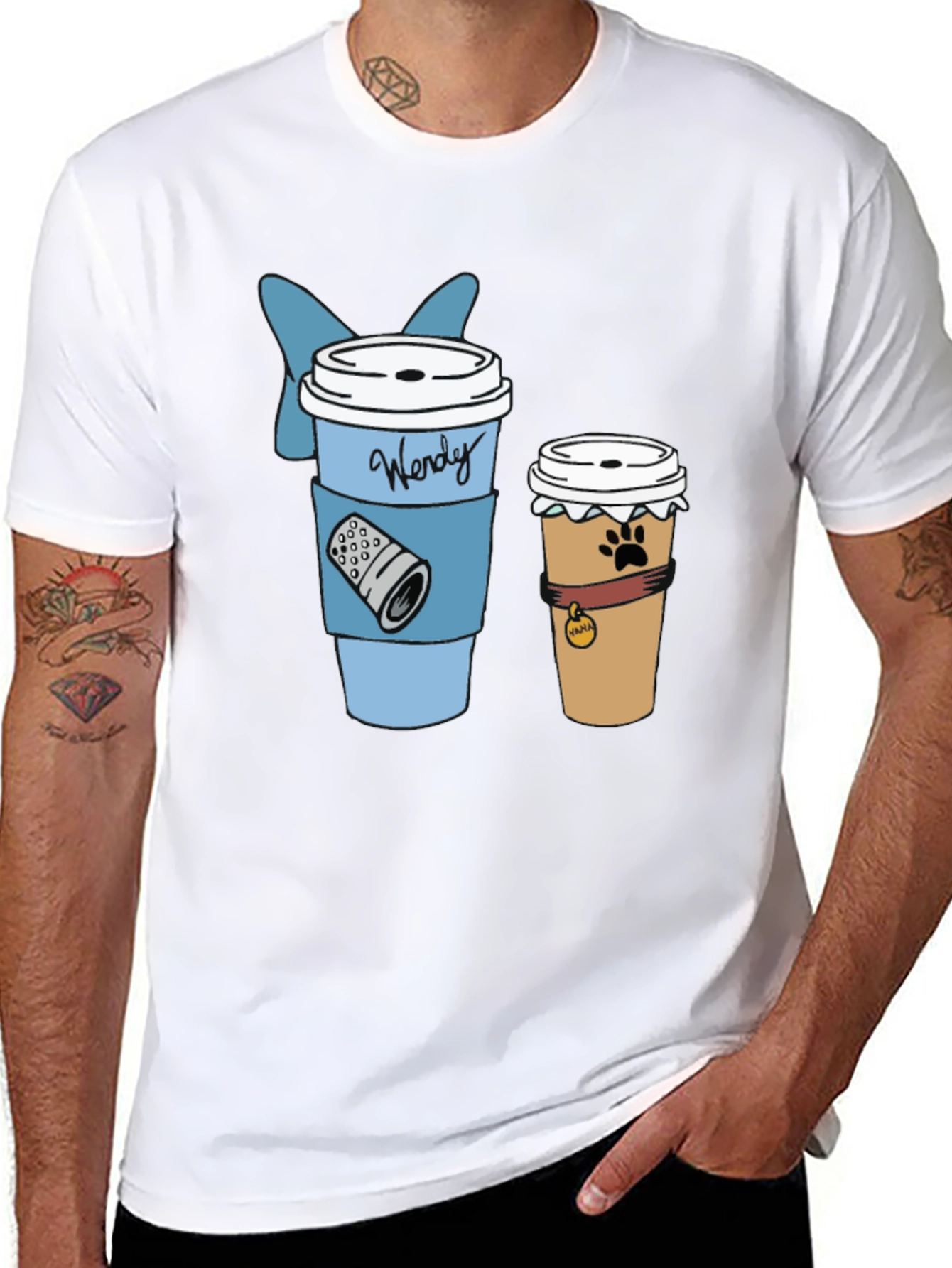 Wendy Darling Coffee T-Shirt - Cute Disney Style!