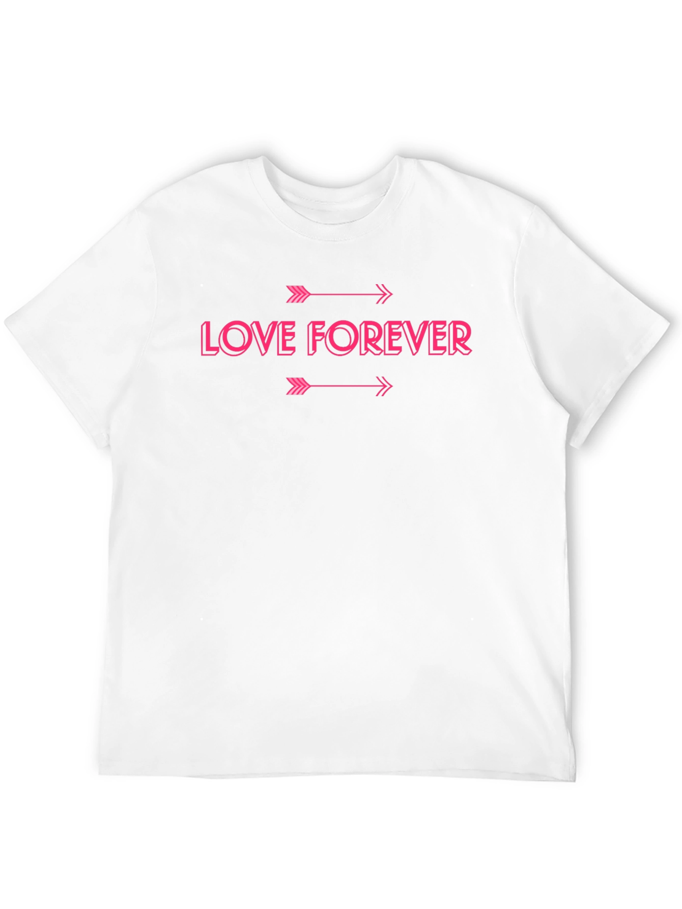 Love Forever Graphic Tee - Black Cotton Shirt