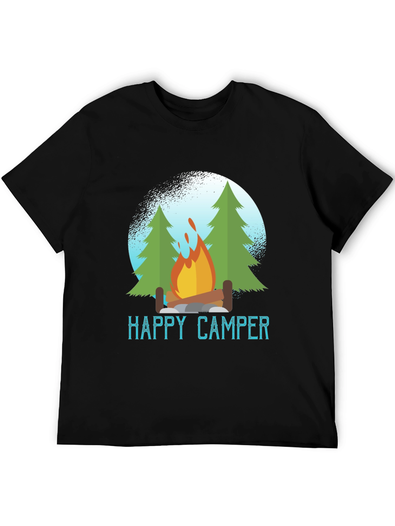 Happy Camper T-Shirt - Outdoors Adventure Tee
