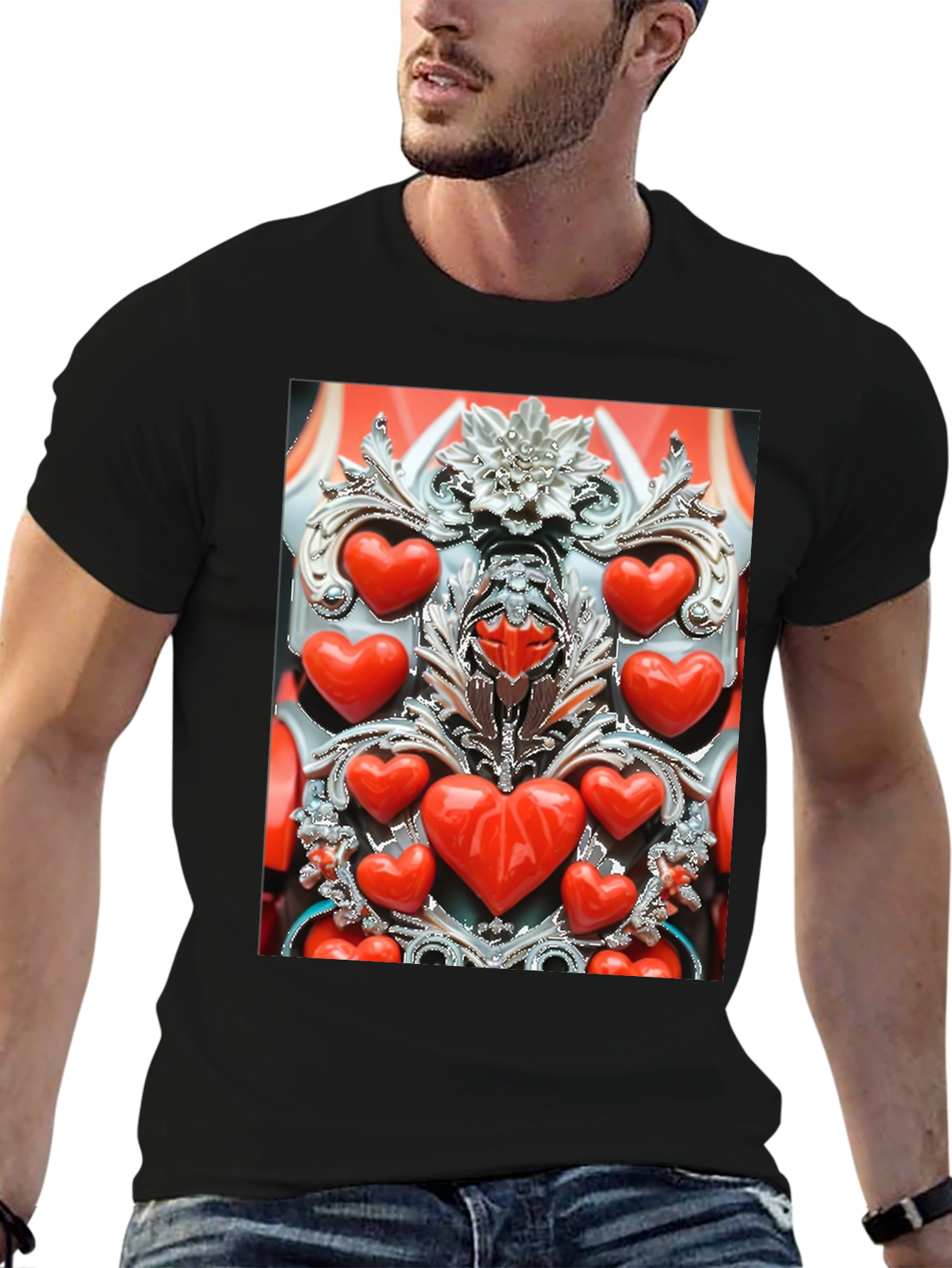 Heart Embellished Tee