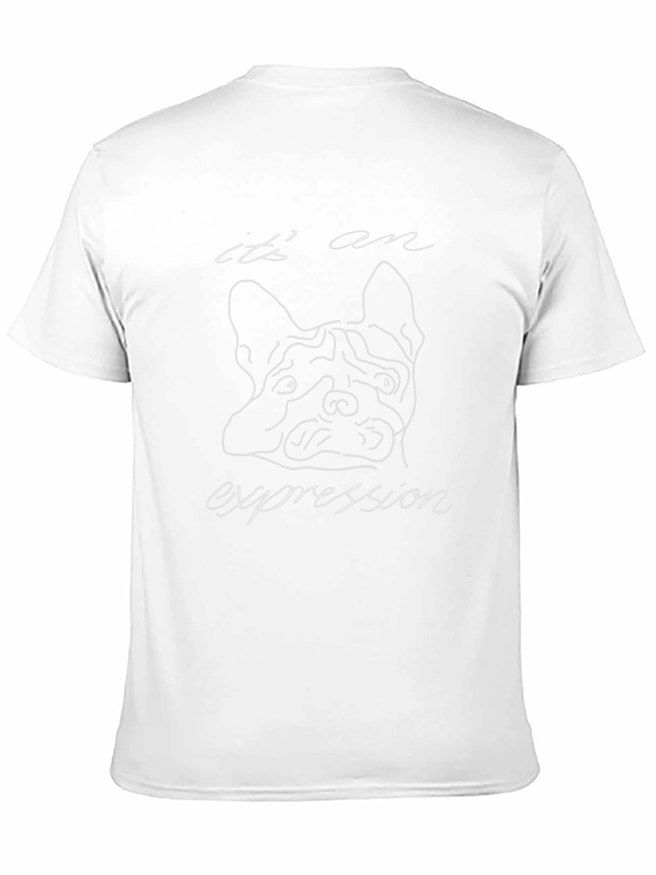 Expression Bulldog Black Graphic T-Shirt