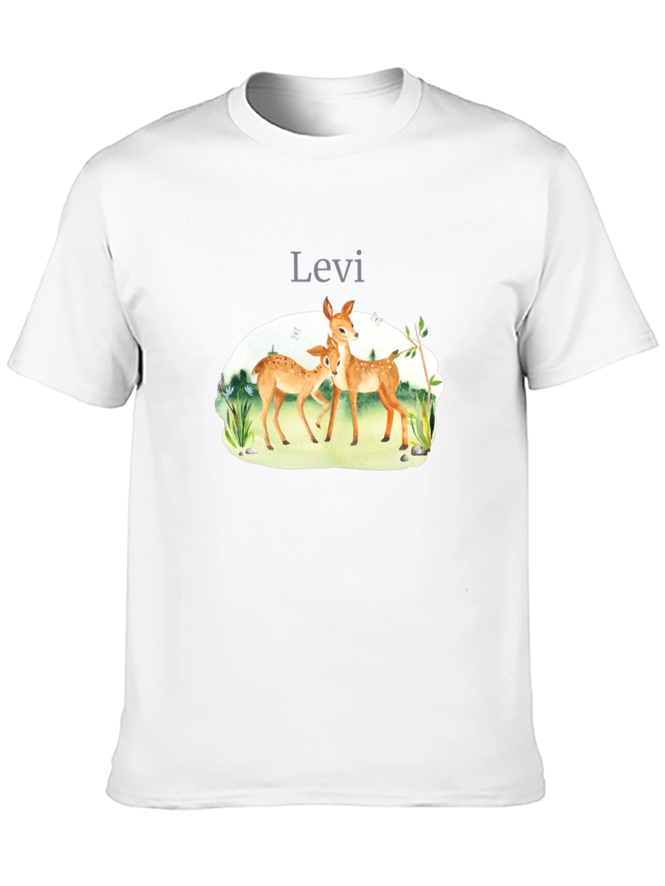 Levi Deer Graphic Black T-Shirt