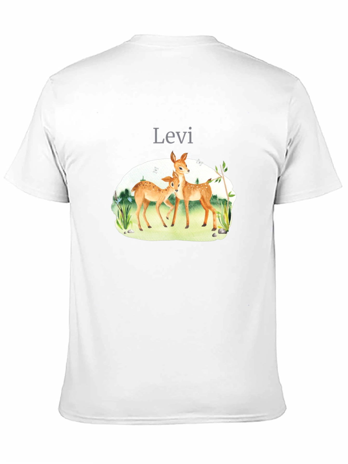 Levi Deer Graphic Black T-Shirt