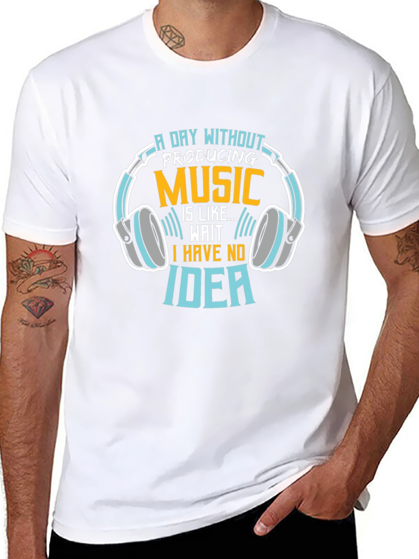 A Day Without Music Production T-Shirt