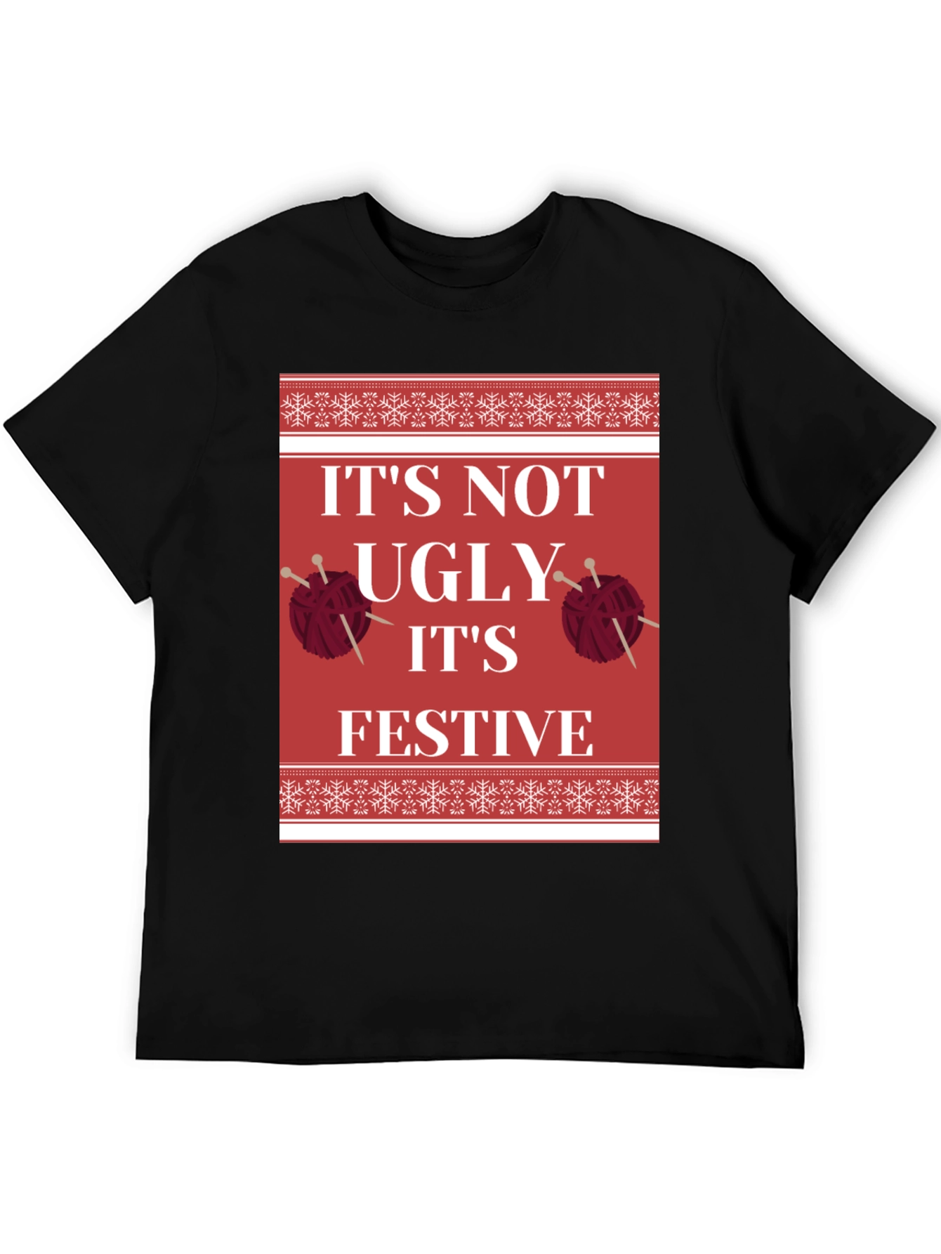 Festive Christmas Knit T-Shirt