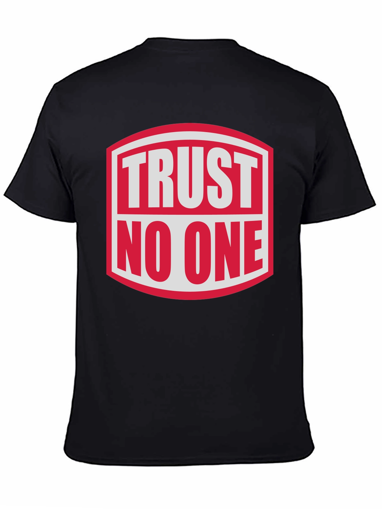 Trust No One Graphic Tee - Bold Statement Shirt