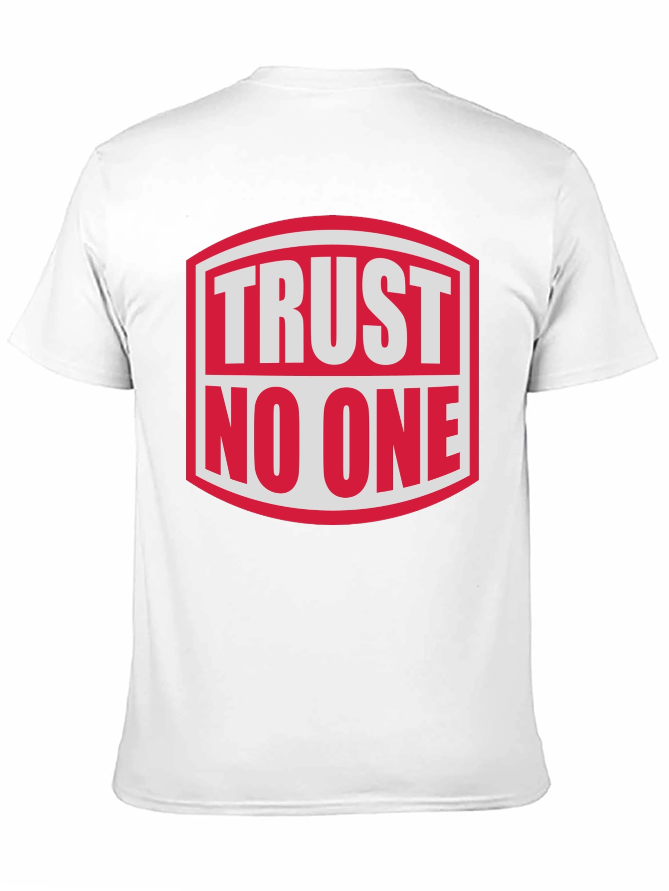 Trust No One Graphic Tee - Bold Statement Shirt