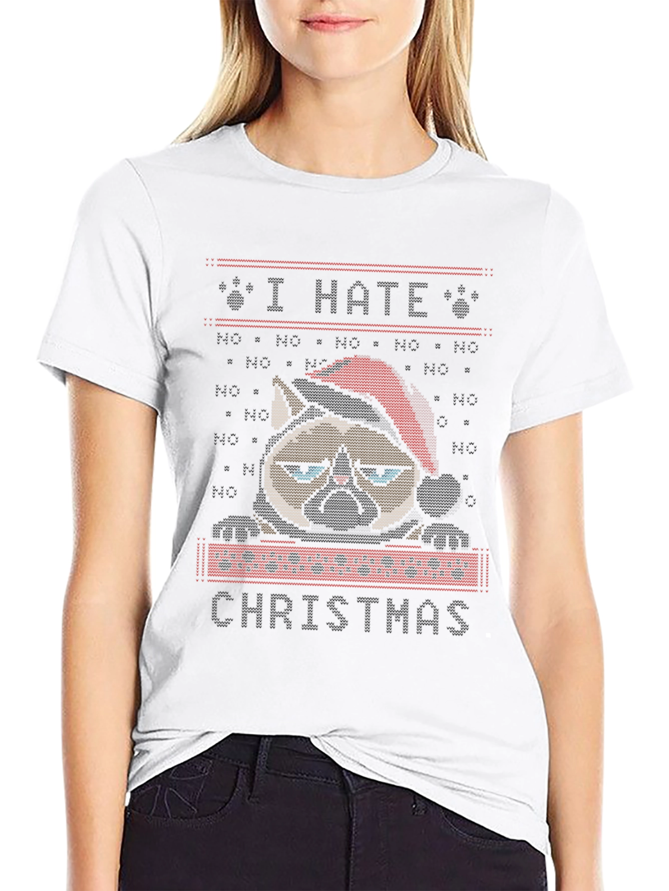 Grumpy Cat I Hate Christmas T-Shirt