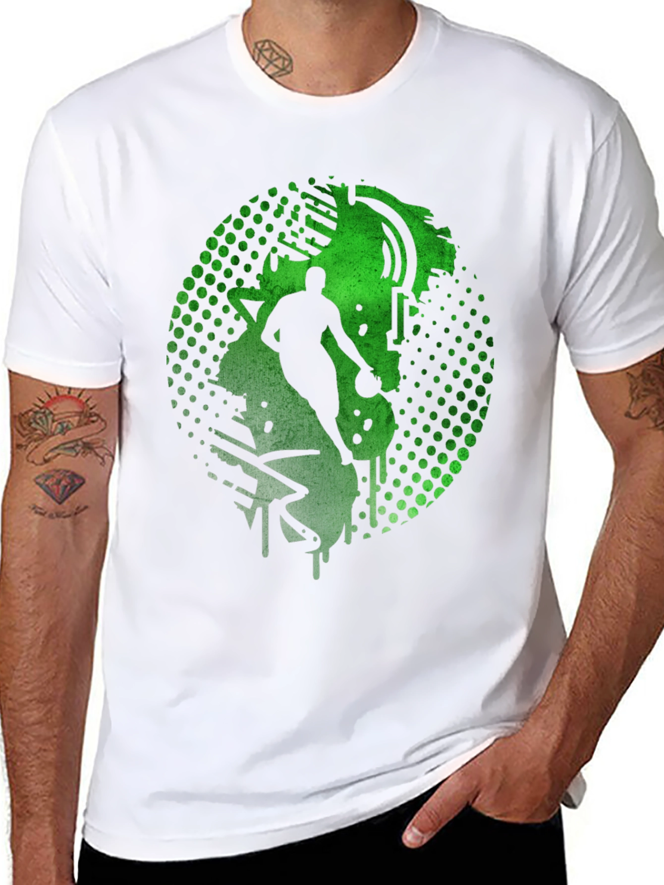 Basketball Graffiti Graphic Tee