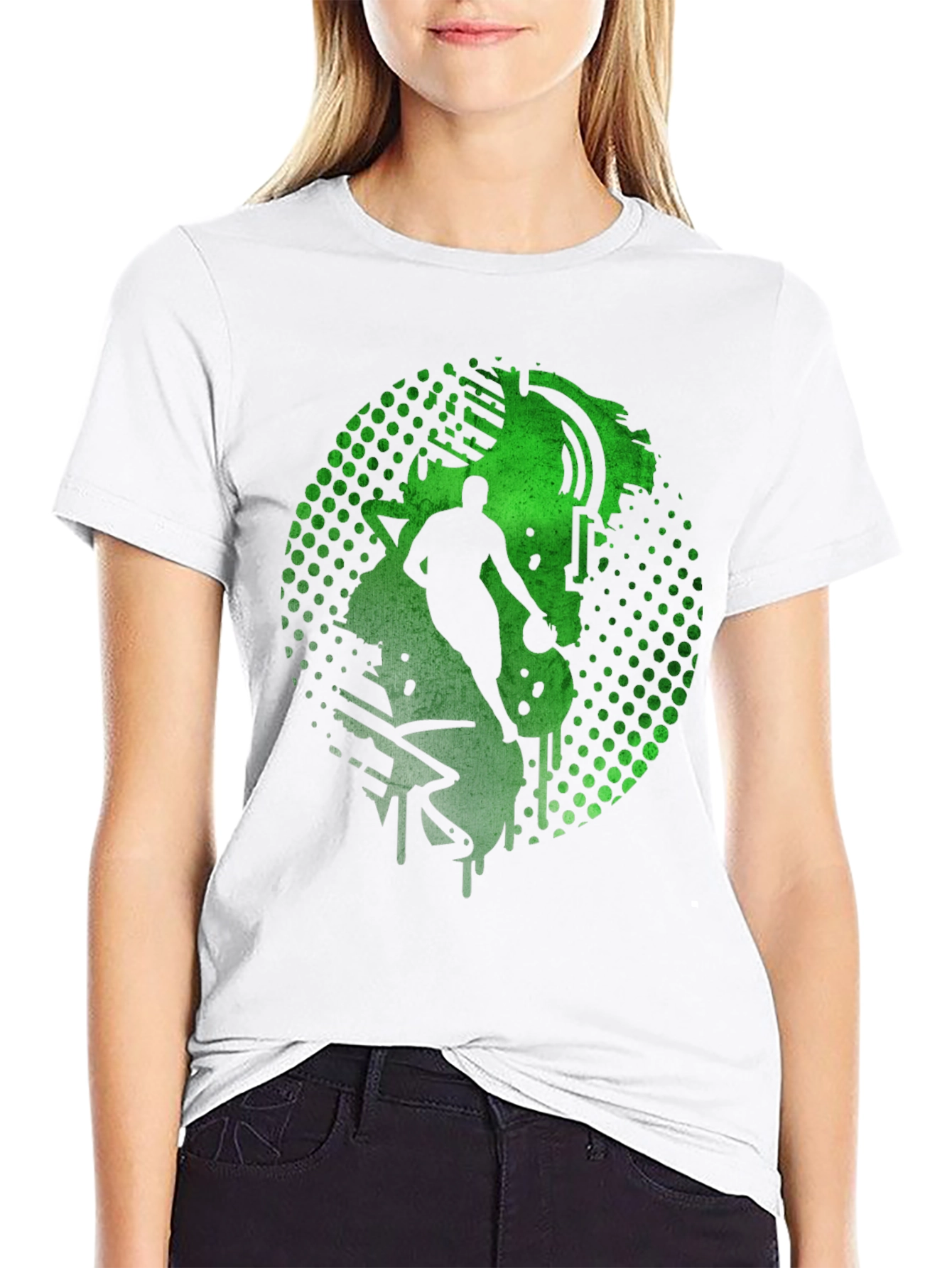 Basketball Graffiti Graphic Tee