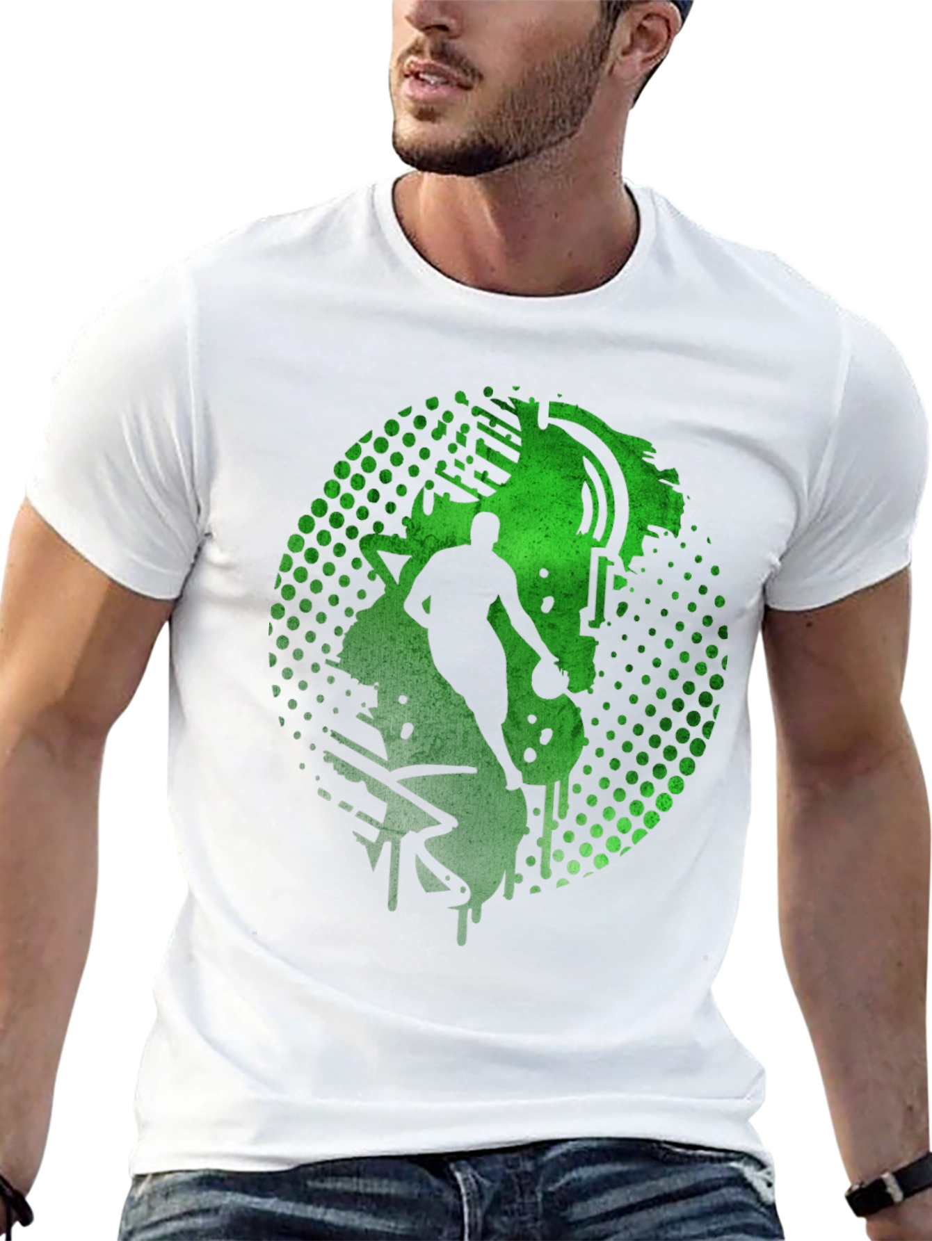 Basketball Graffiti Graphic Tee
