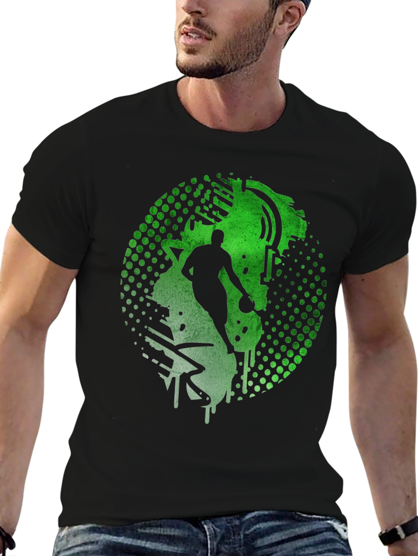 Basketball Graffiti Graphic Tee