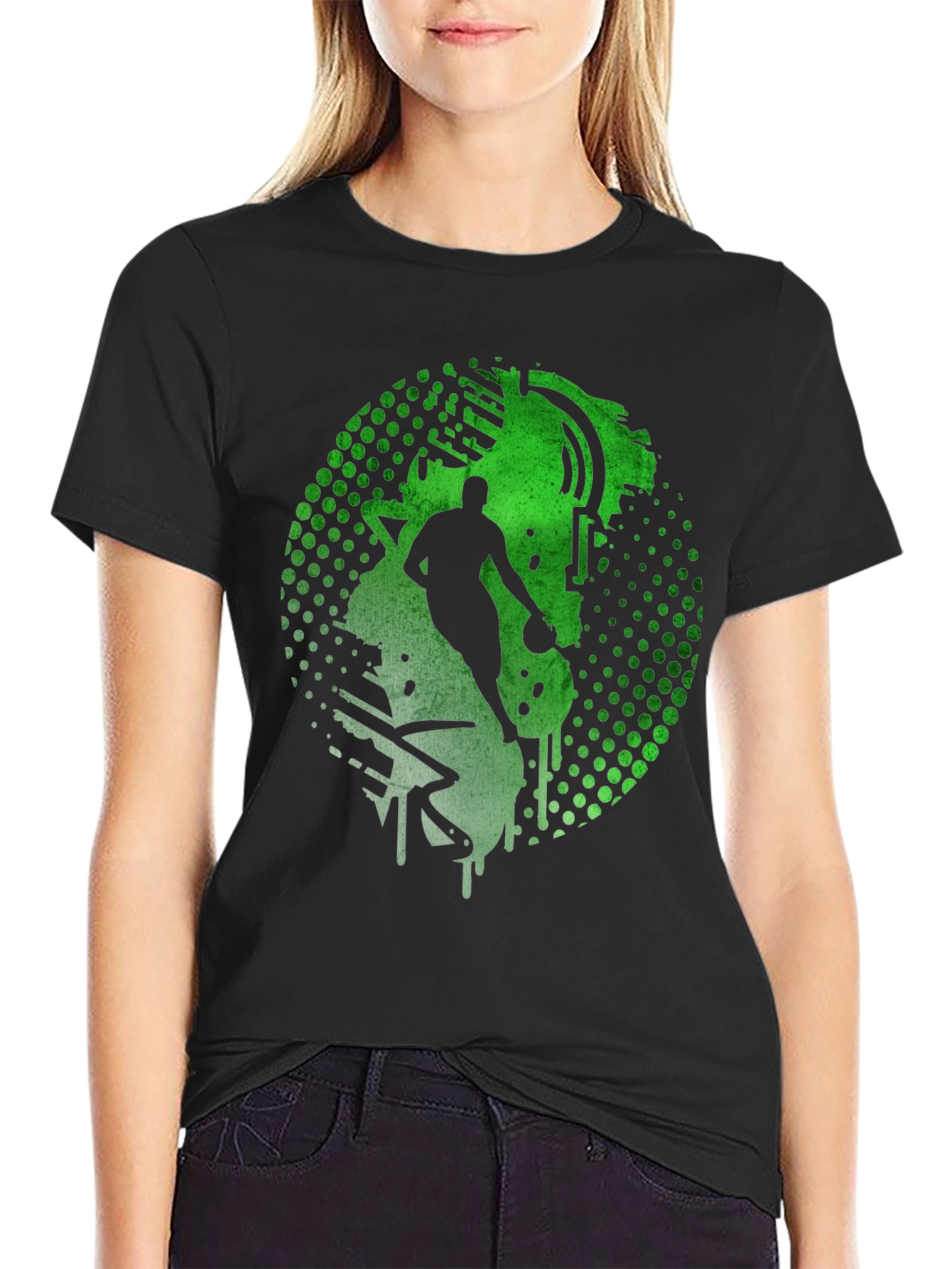 Basketball Graffiti Graphic Tee