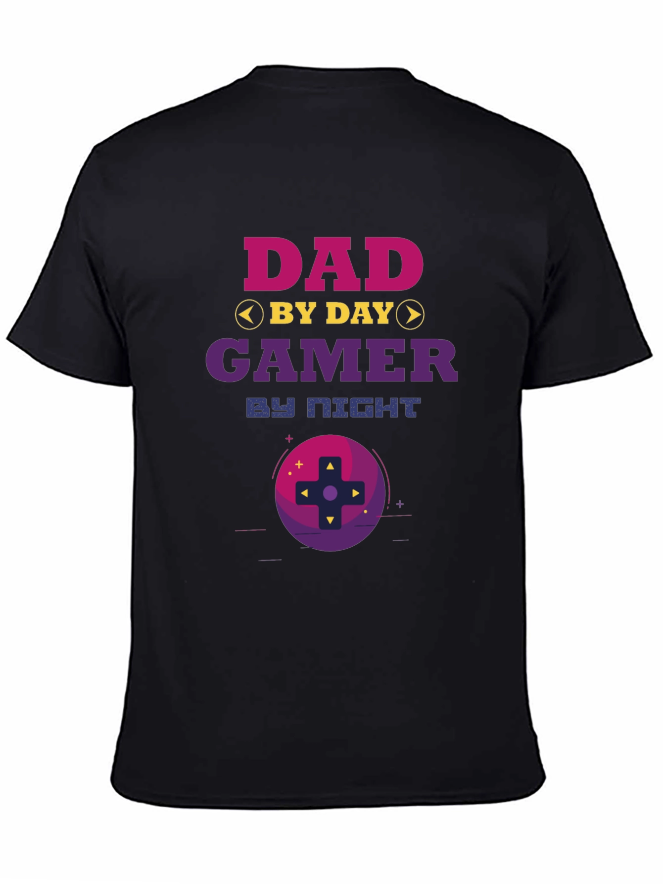 Dad By Day Gamer By Night Graphic Tee
