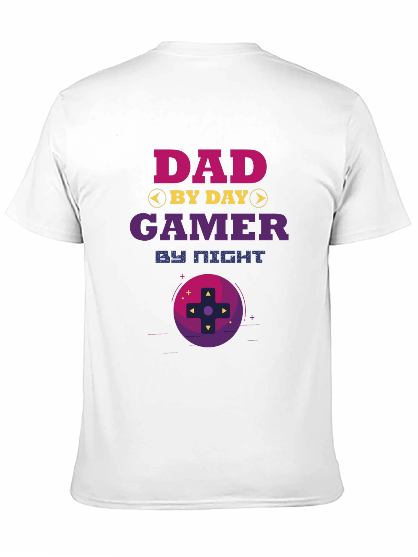 Dad By Day Gamer By Night Graphic Tee