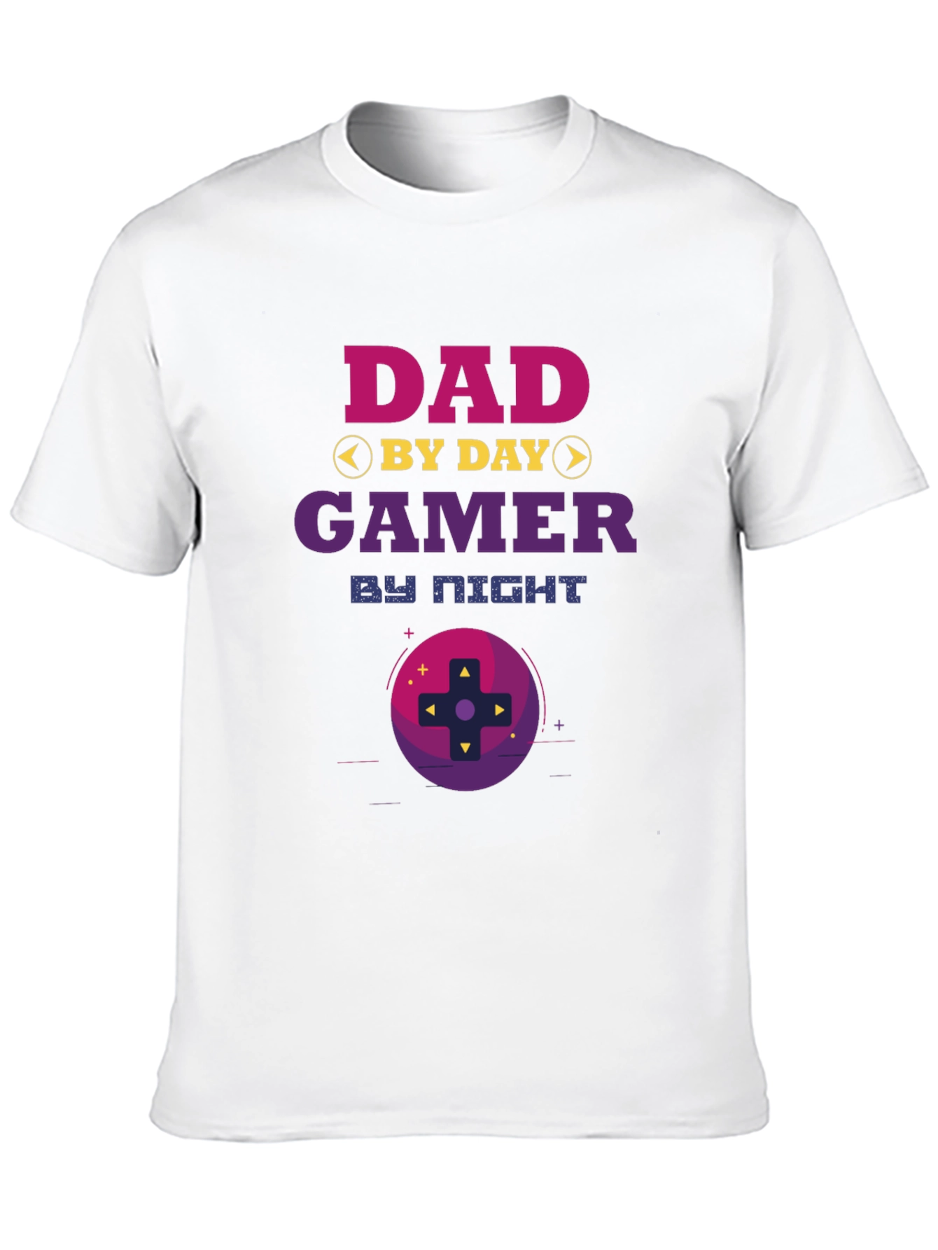 Dad By Day Gamer By Night Graphic Tee