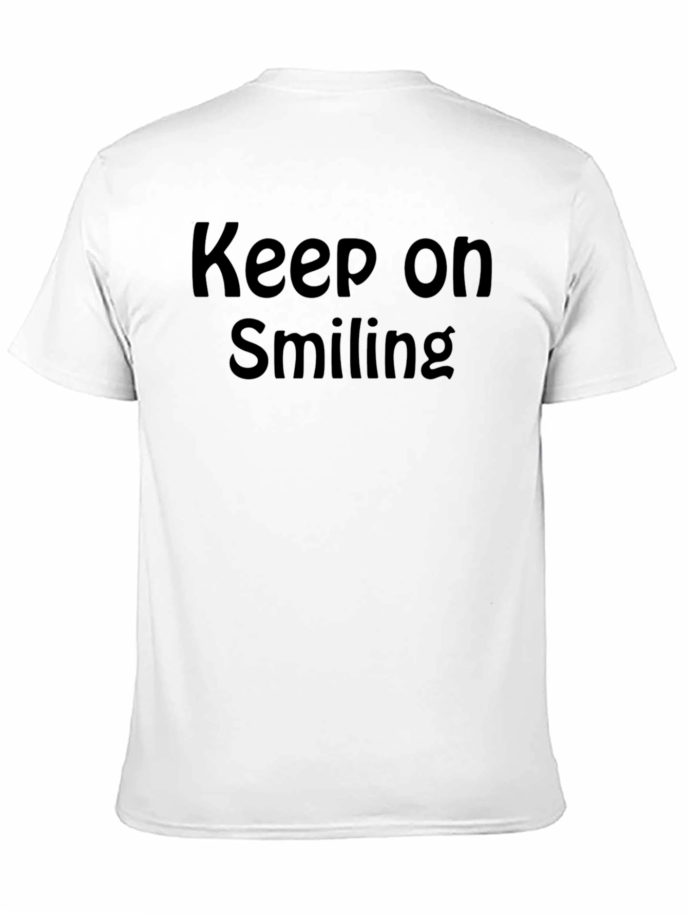 Keep On Smiling Black T-Shirt