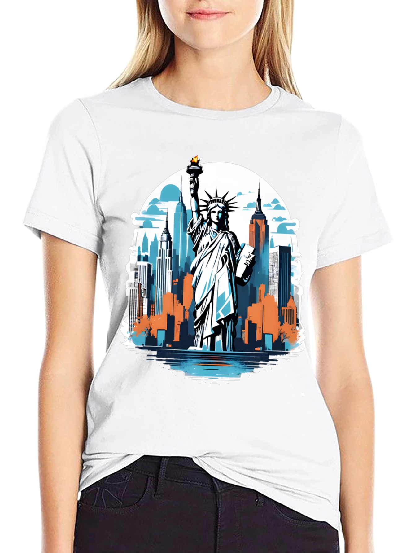 Statue of Liberty Graphic Tee - USA Pride