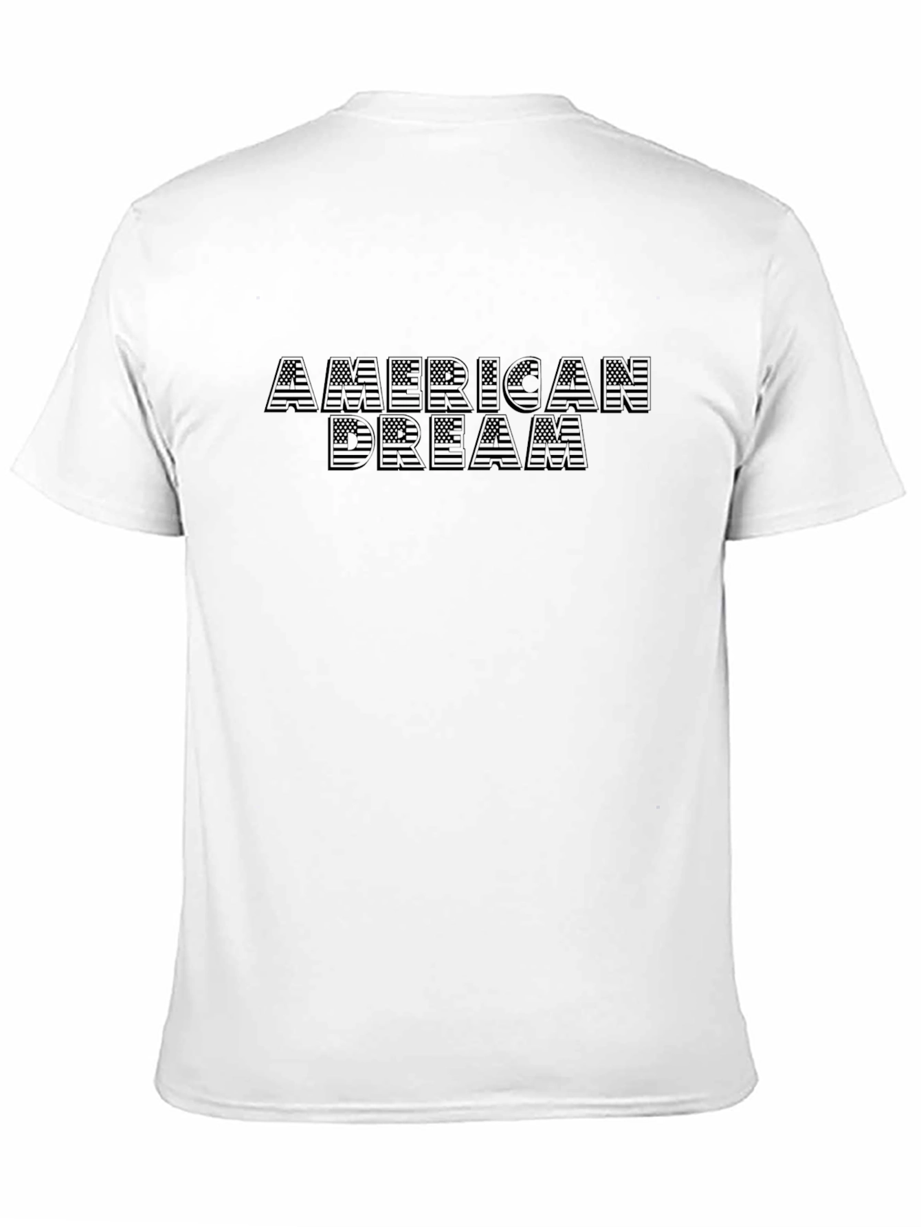 American Dream Graphic Tee - Black Crew Neck