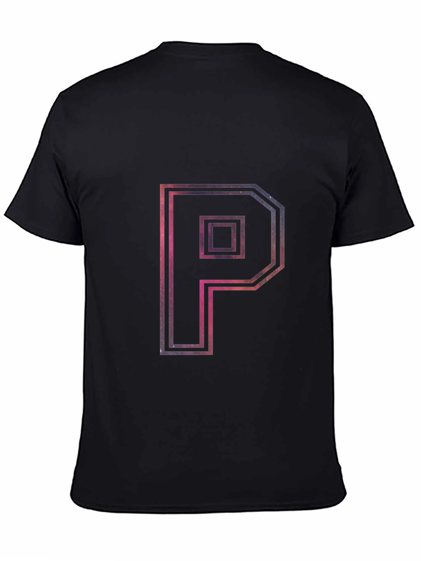Galaxy P Graphic Tee - Modern Black T-Shirt