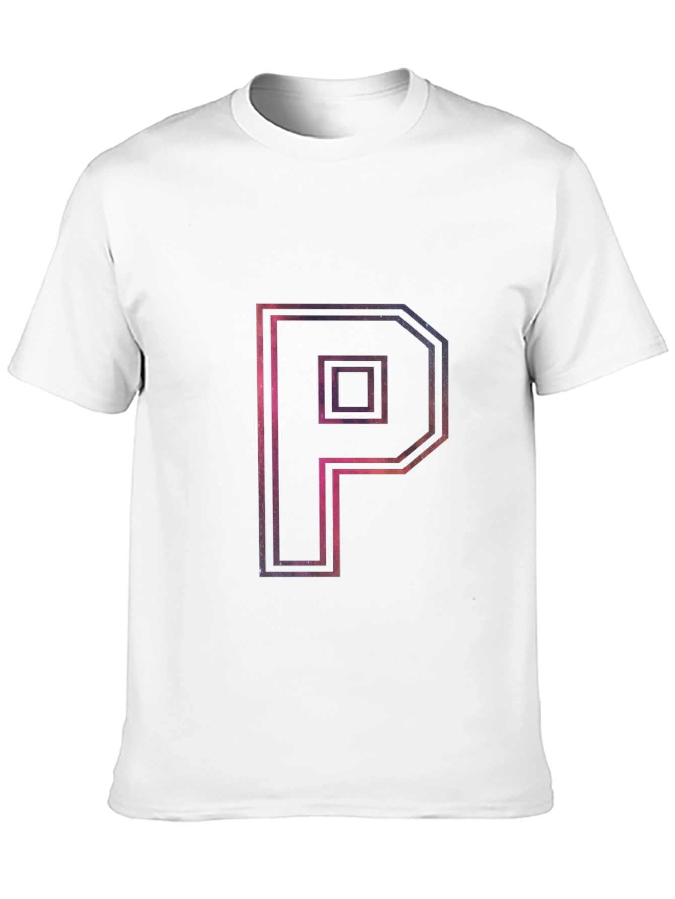 Galaxy P Graphic Tee - Modern Black T-Shirt