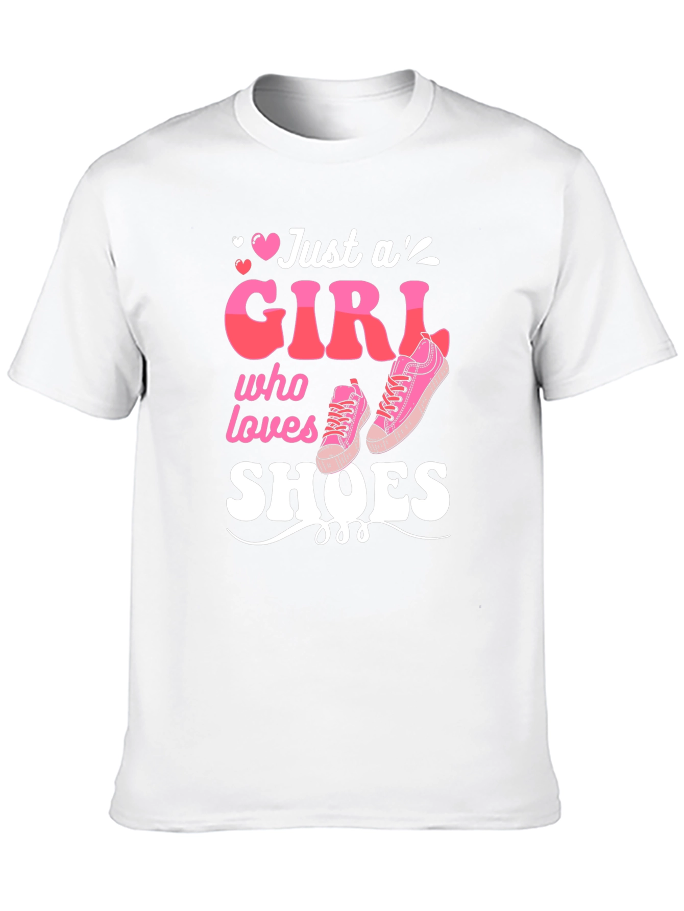 Just A Girl Who Loves Shoes Graphic Tee