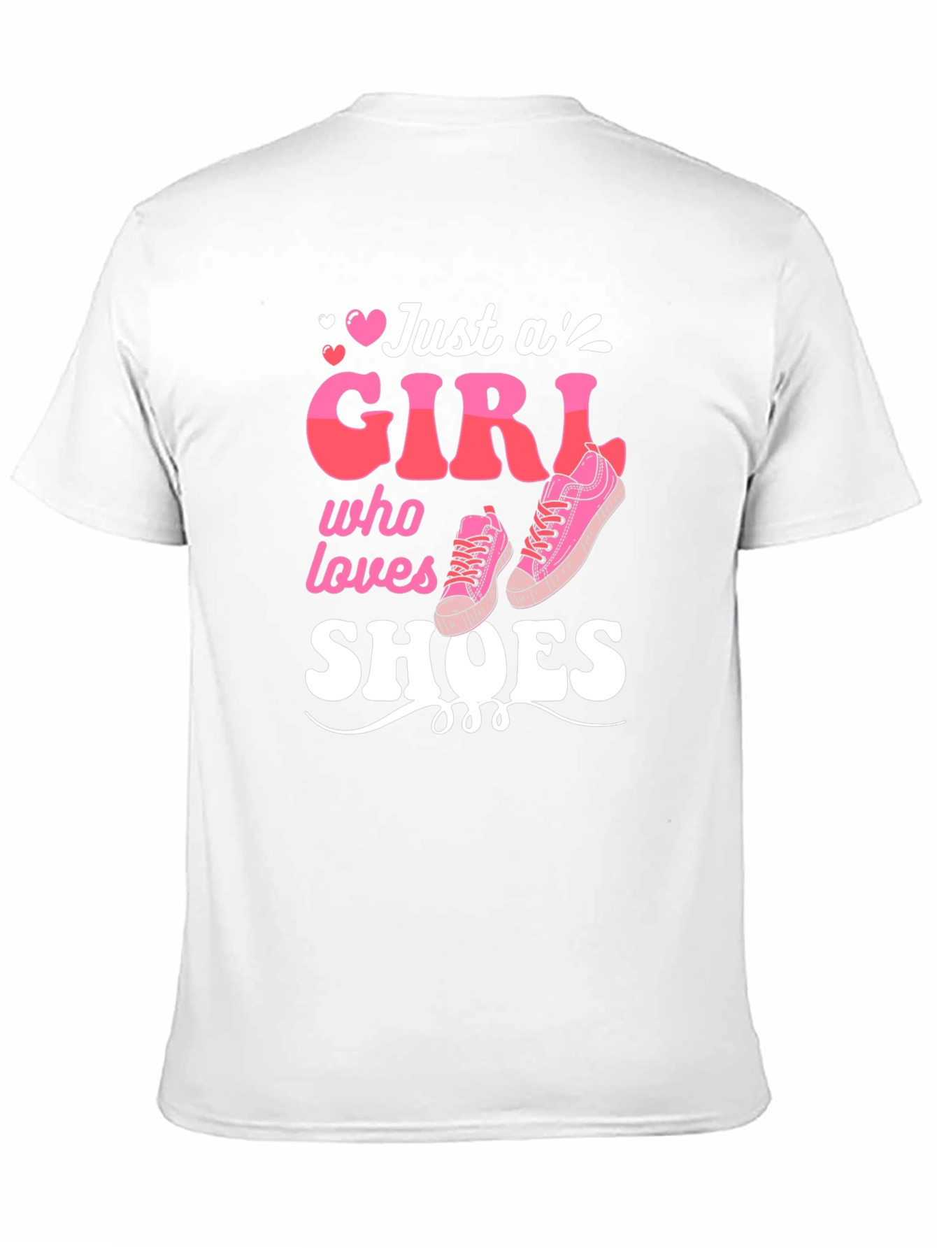 Just A Girl Who Loves Shoes Graphic Tee