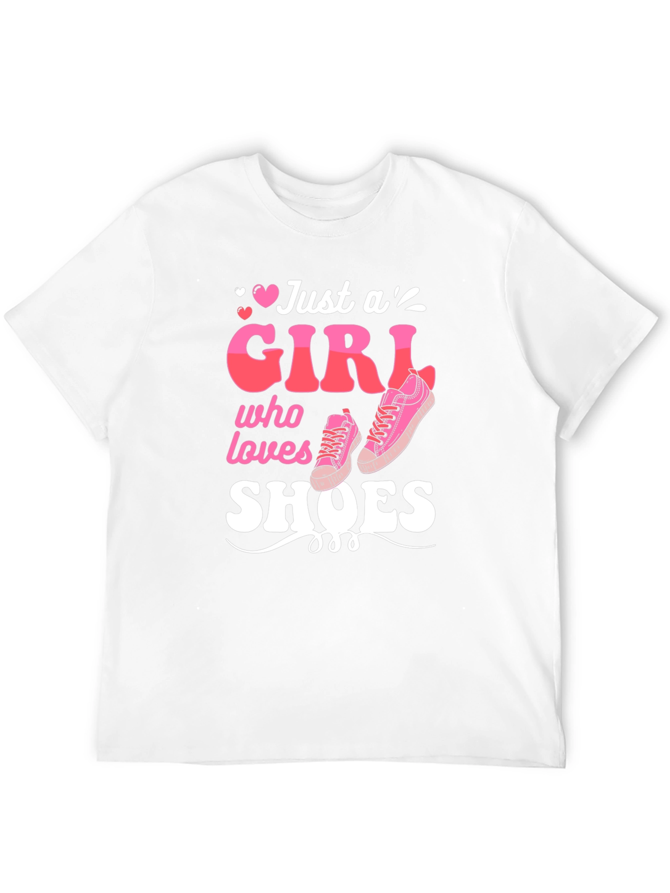 Just A Girl Who Loves Shoes Graphic Tee