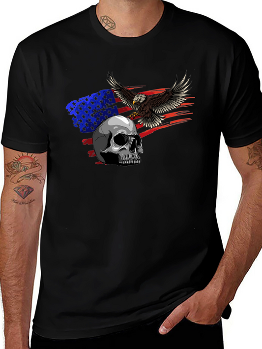 American Eagle Skull Graphic T-Shirt