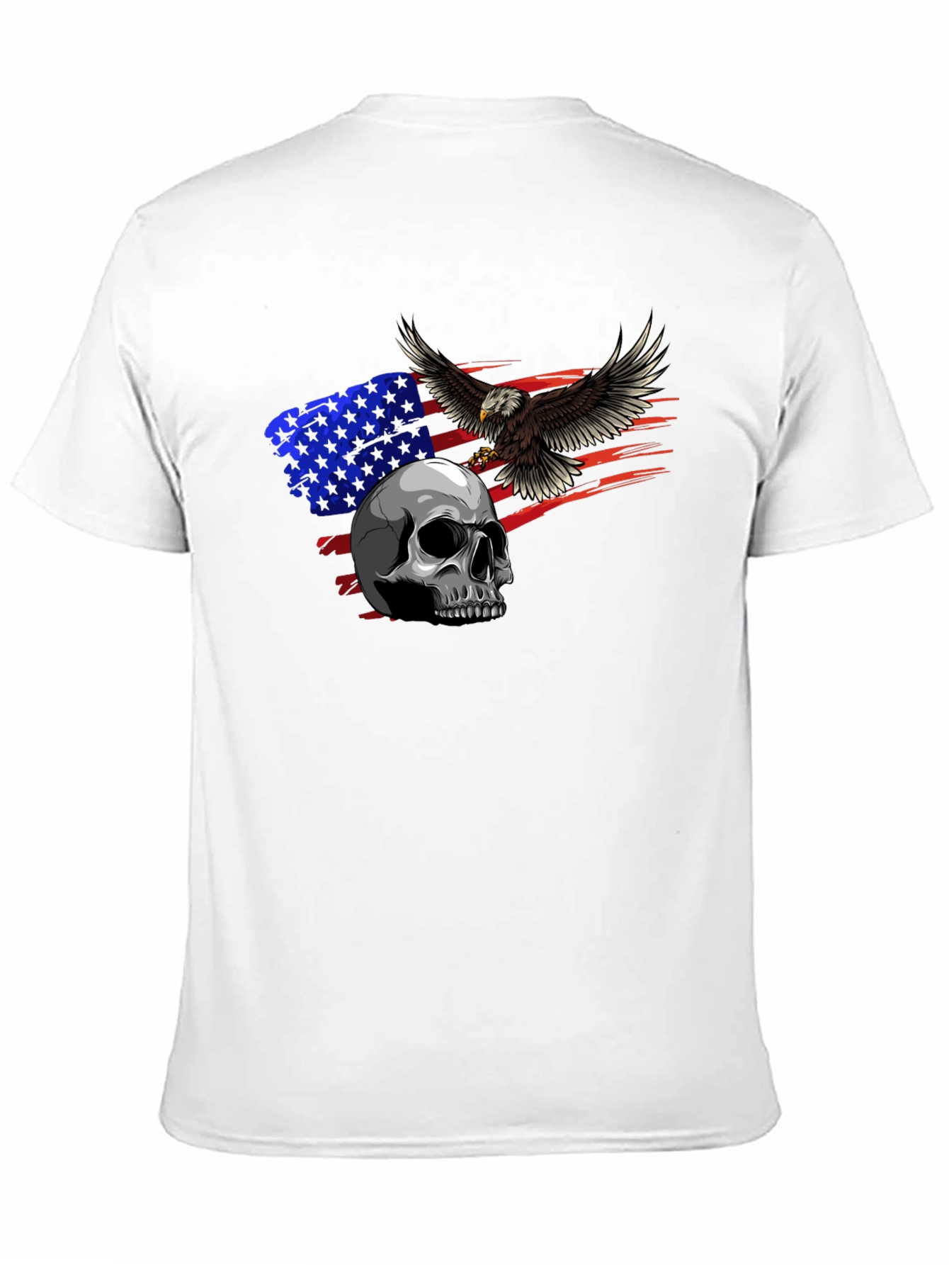 American Eagle Skull Graphic T-Shirt