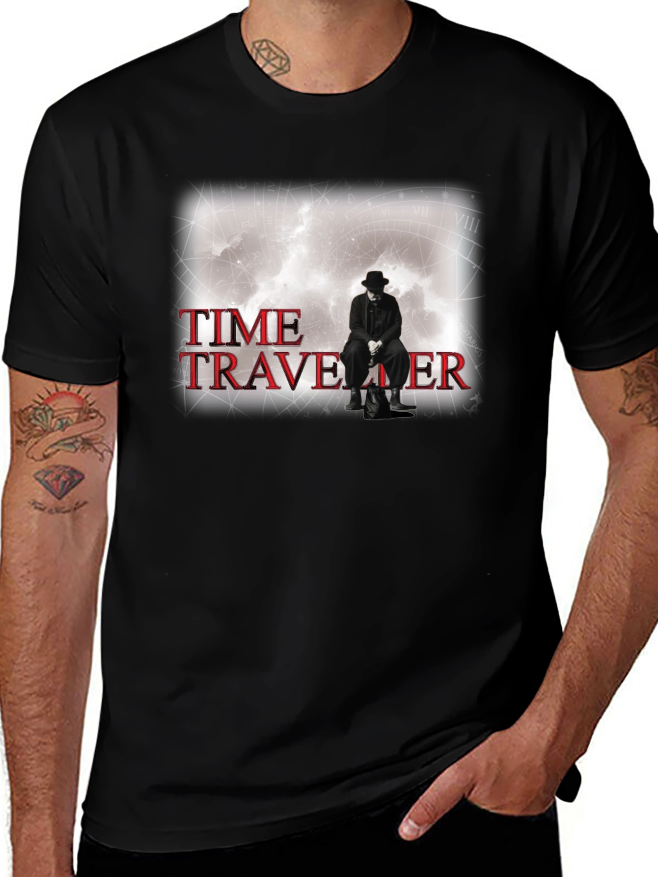 Time Traveler Graphic T-Shirt - Unique Design