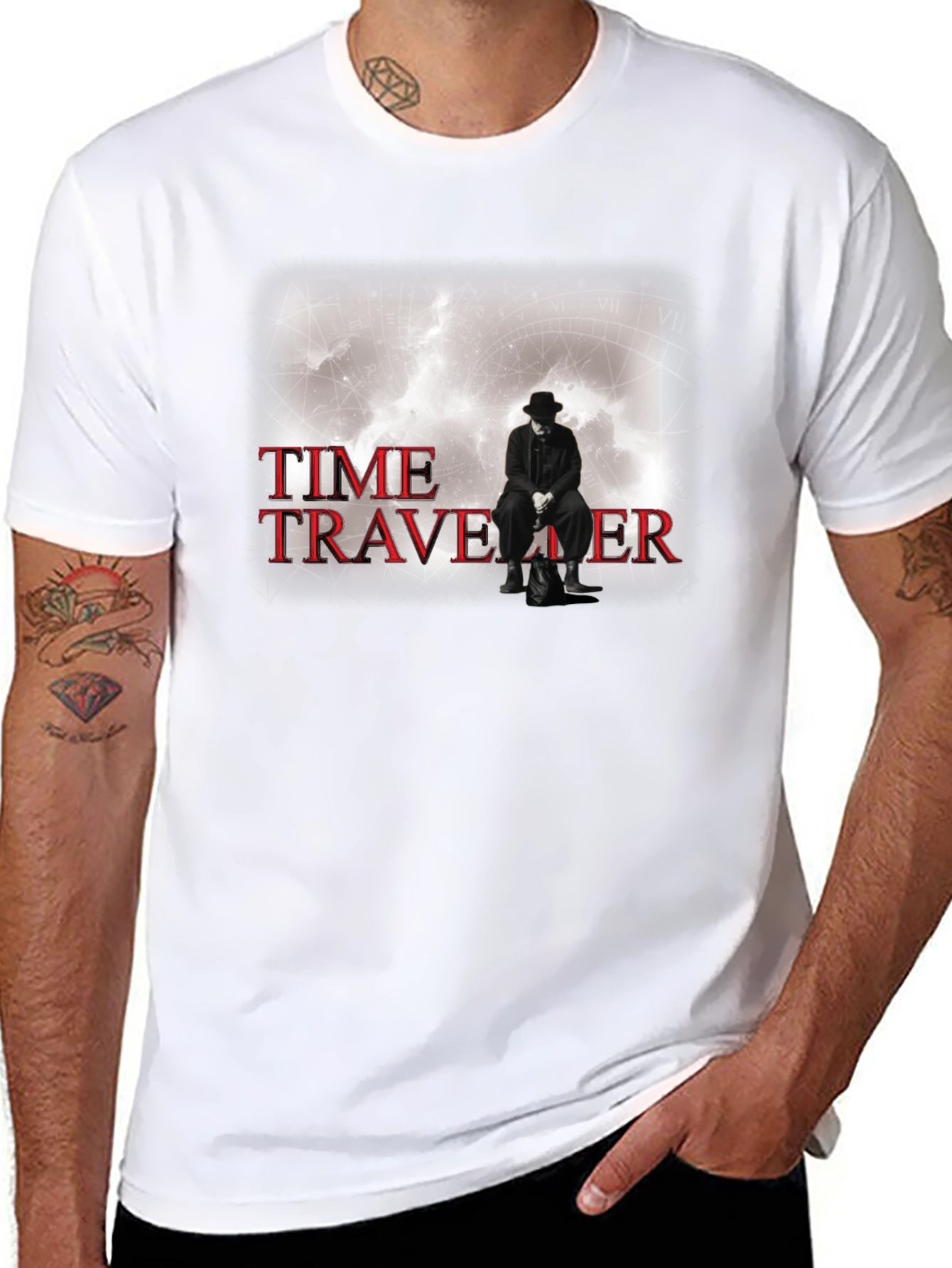 Time Traveler Graphic T-Shirt - Unique Design