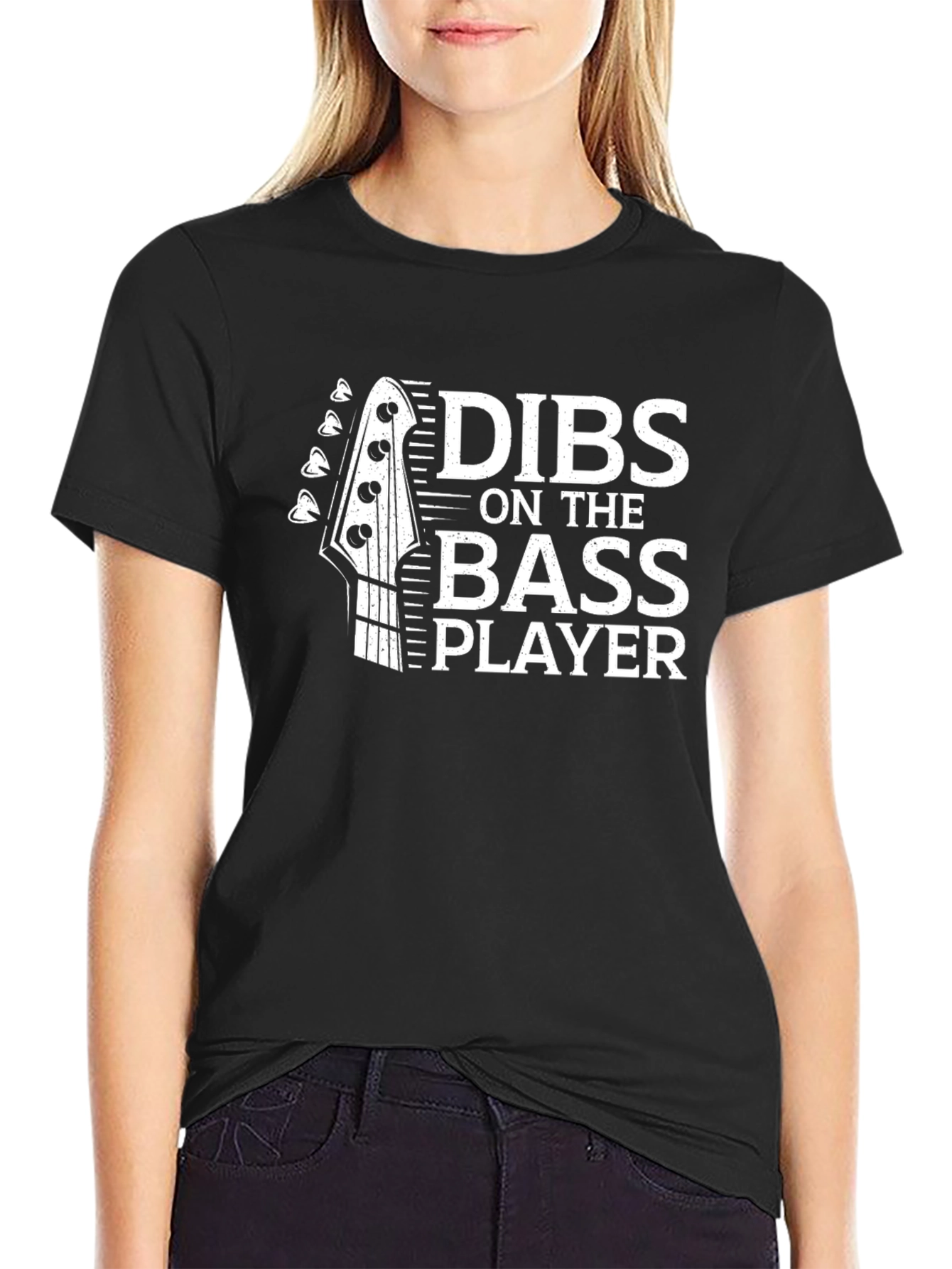 Dibs On The Bass Player Graphic T-Shirt