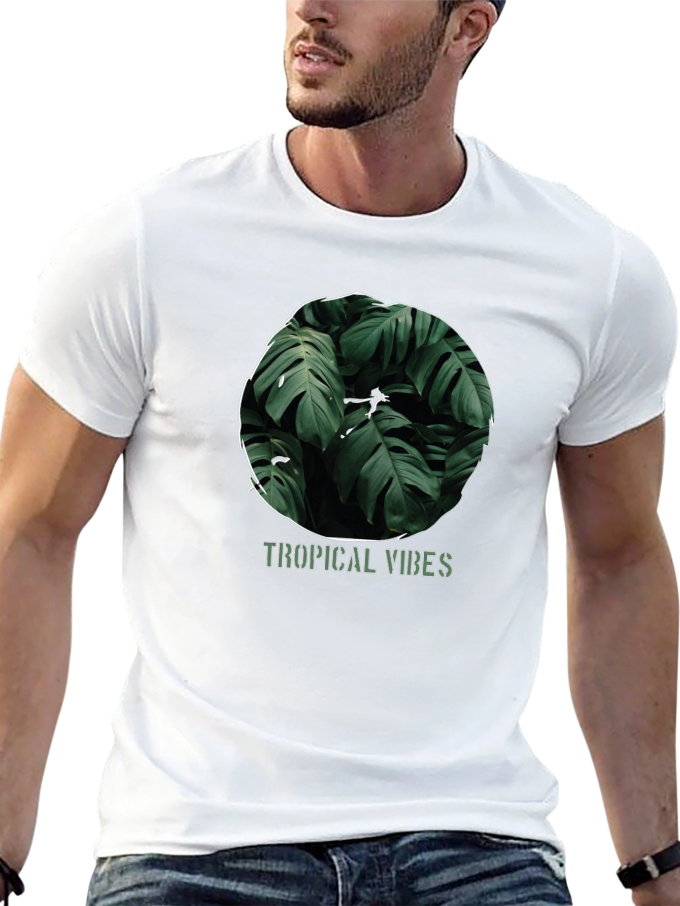 Tropical Vibes Graphic T-Shirt
