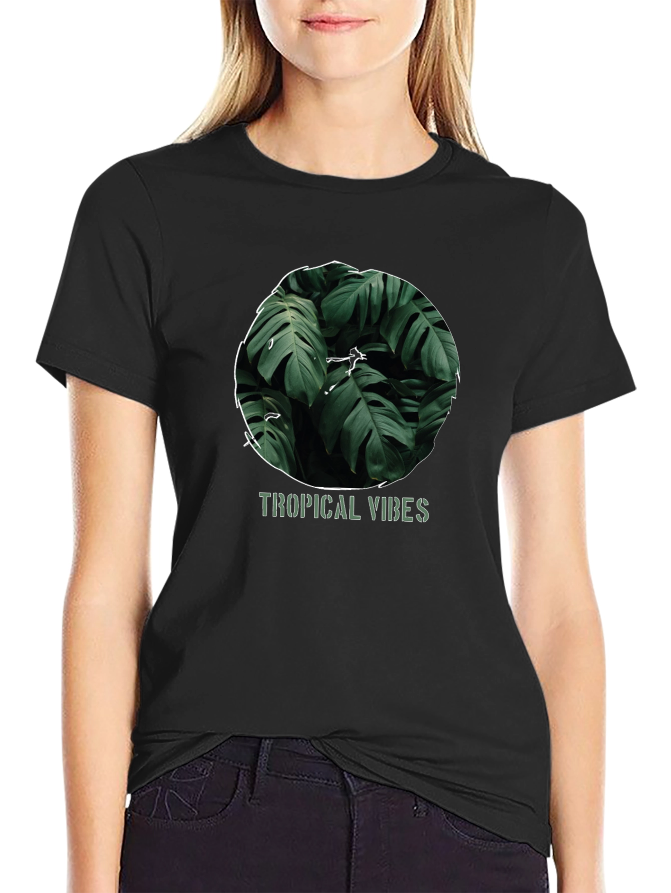 Tropical Vibes Graphic T-Shirt